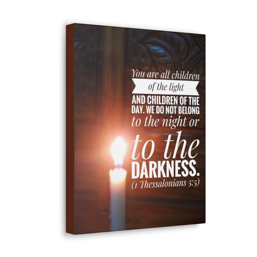 Children Of The Day 1 Thessalonians 5:5 Bible Verse Canvas Christian Wall Art Ready to Hang Unframed-Express Your Love Gifts