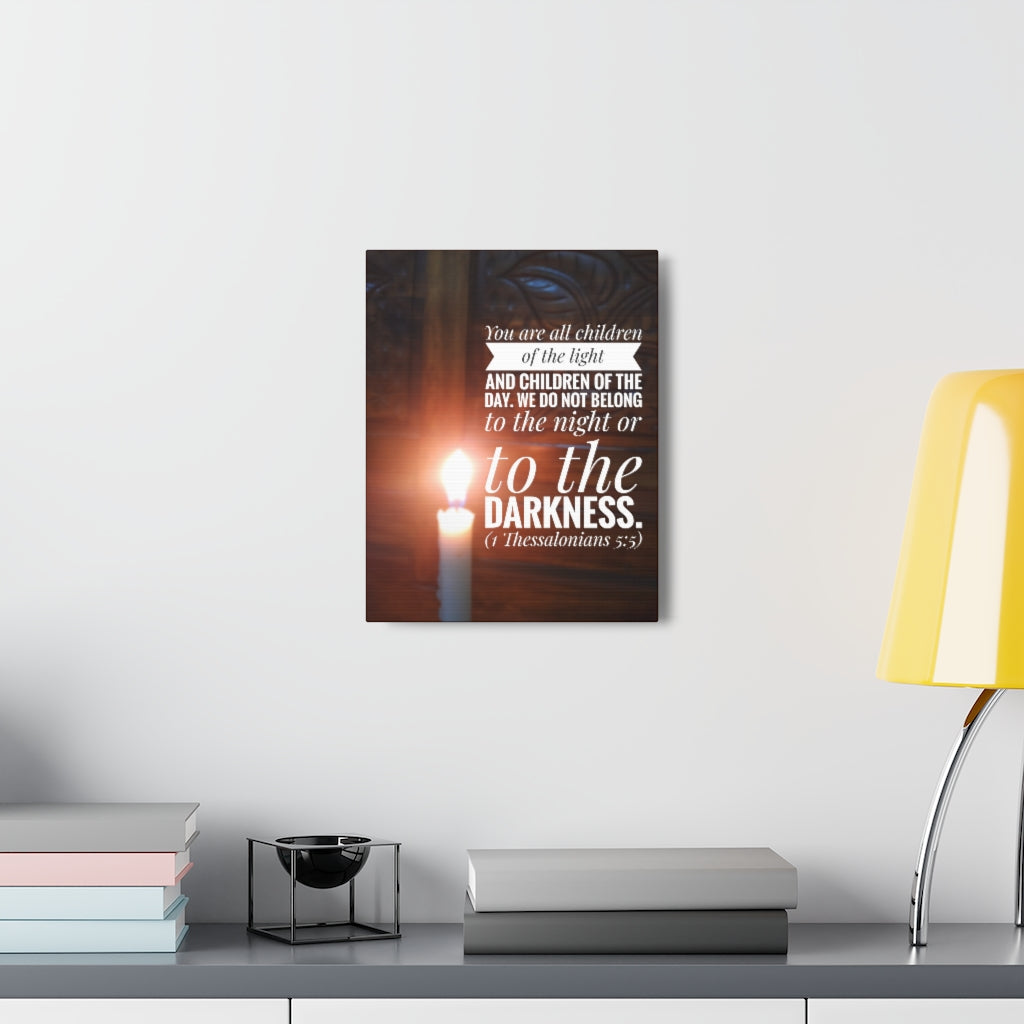 Children Of The Day 1 Thessalonians 5:5 Bible Verse Canvas Christian Wall Art Ready to Hang Unframed-Express Your Love Gifts