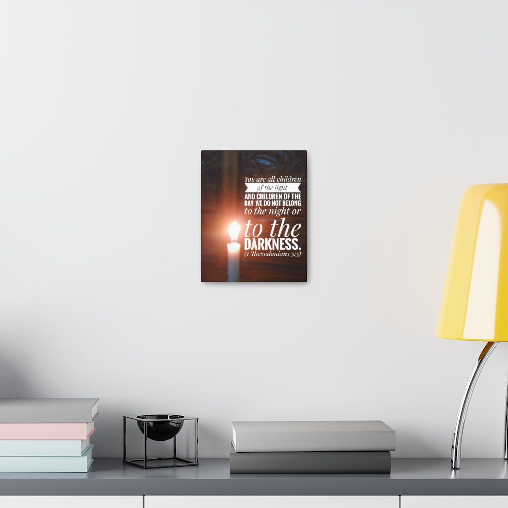 Children Of The Day 1 Thessalonians 5:5 Bible Verse Canvas Christian Wall Art Ready to Hang Unframed-Express Your Love Gifts