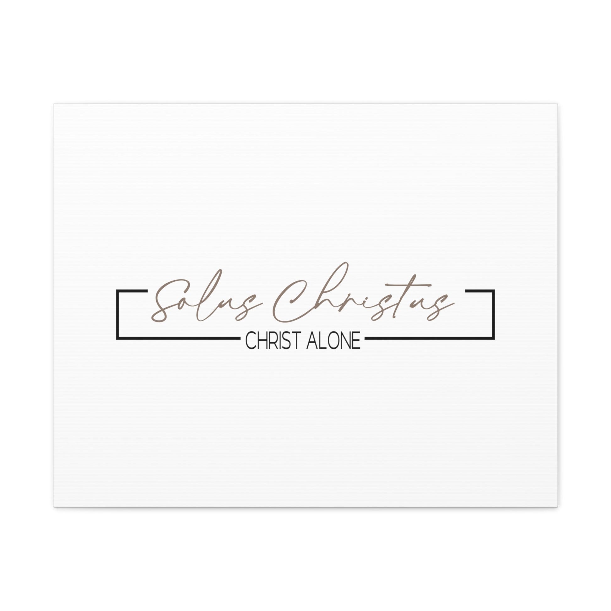 Scripture Walls Christ Alone John 3:36 White Bible Canvas Christian Wall Art Ready to Hang Unframed-Express Your Love Gifts