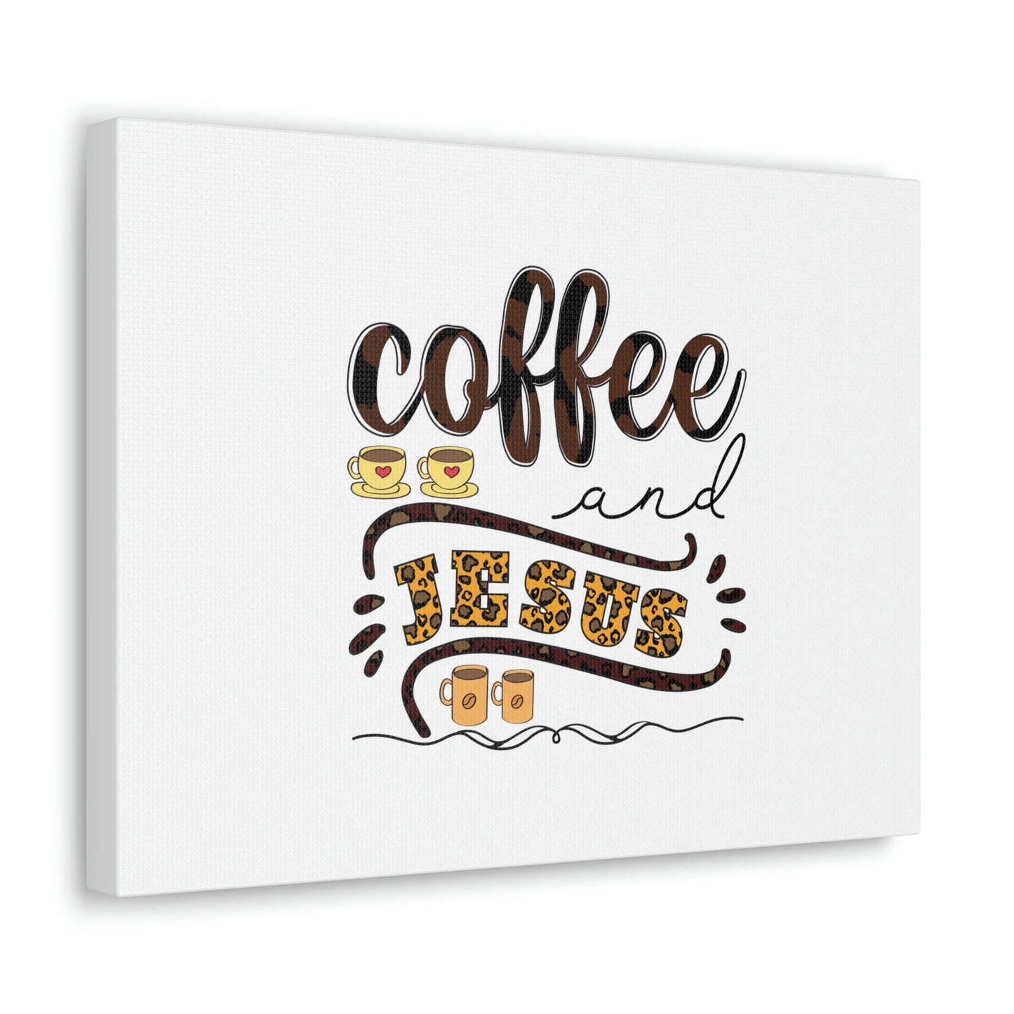 Coffee And Jesus Lamentations 3:23 Art Christian Wall Art Bible Verse Print Ready to Hang Unframed-Express Your Love Gifts