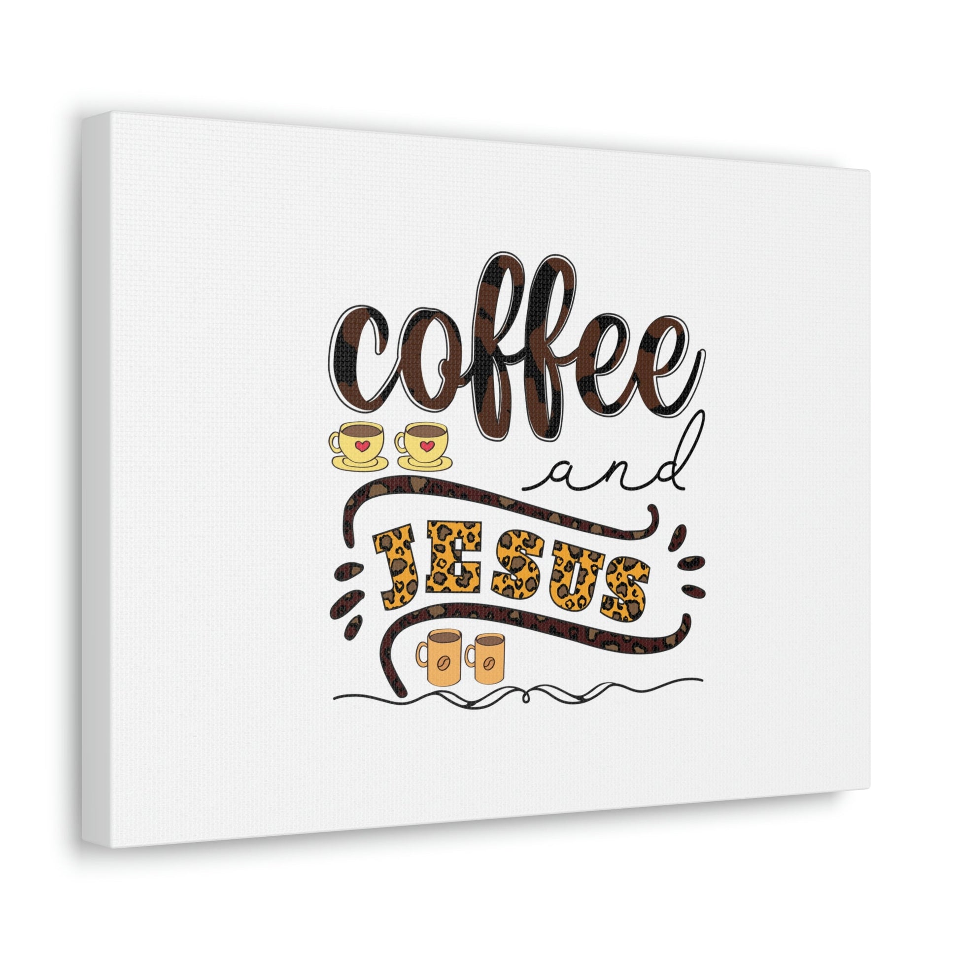 Coffee And Jesus Lamentations 3:23 Art Christian Wall Art Bible Verse Print Ready to Hang Unframed-Express Your Love Gifts