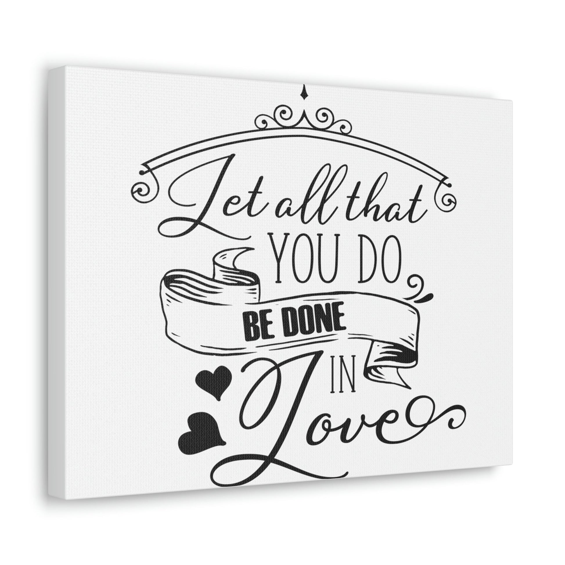 Scripture Walls Done In Love 1 Corinthians 16:14 Christian Wall Art Print Ready to Hang Unframed-Express Your Love Gifts