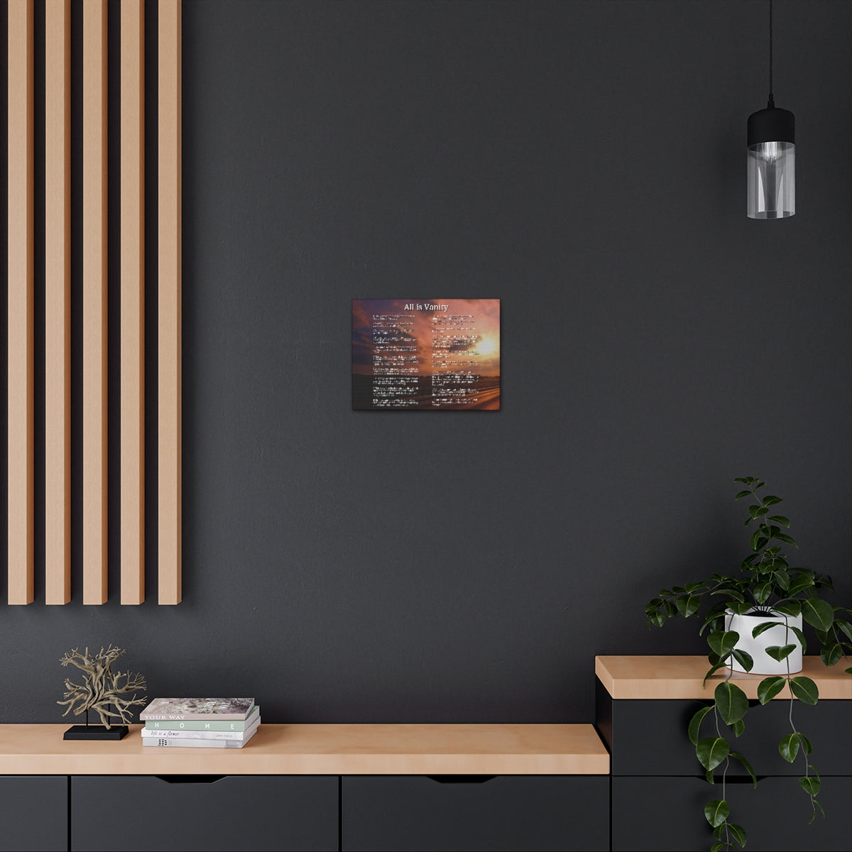 Scripture Walls Ecclesiastes 1 Chapter Sun Bible Canvas Christian Wall Art Ready to Hang Unframed-Express Your Love Gifts
