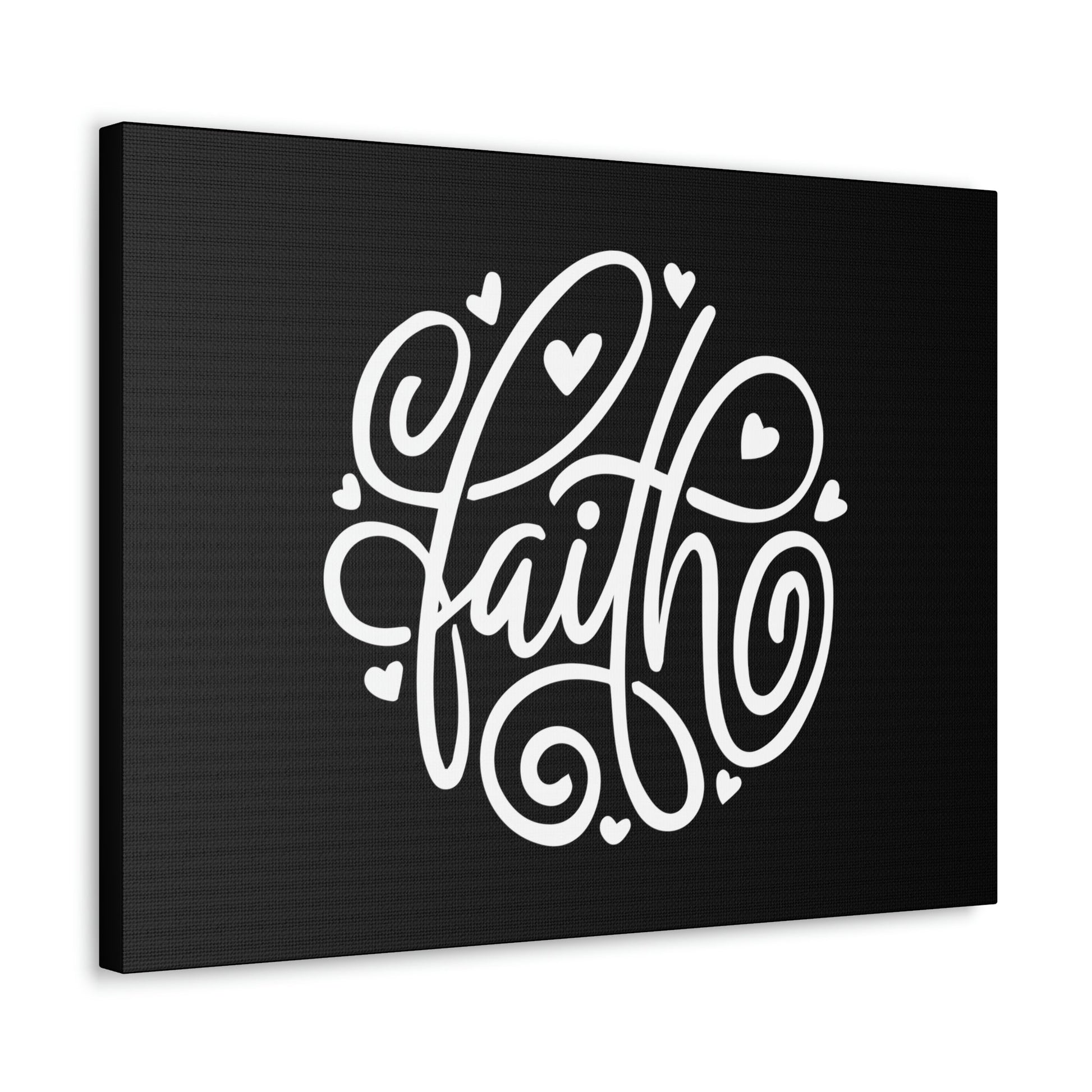 Faith Hebrews 11:6 Hearts White Christian Wall Art Bible Verse Print Ready to Hang Unframed-Express Your Love Gifts