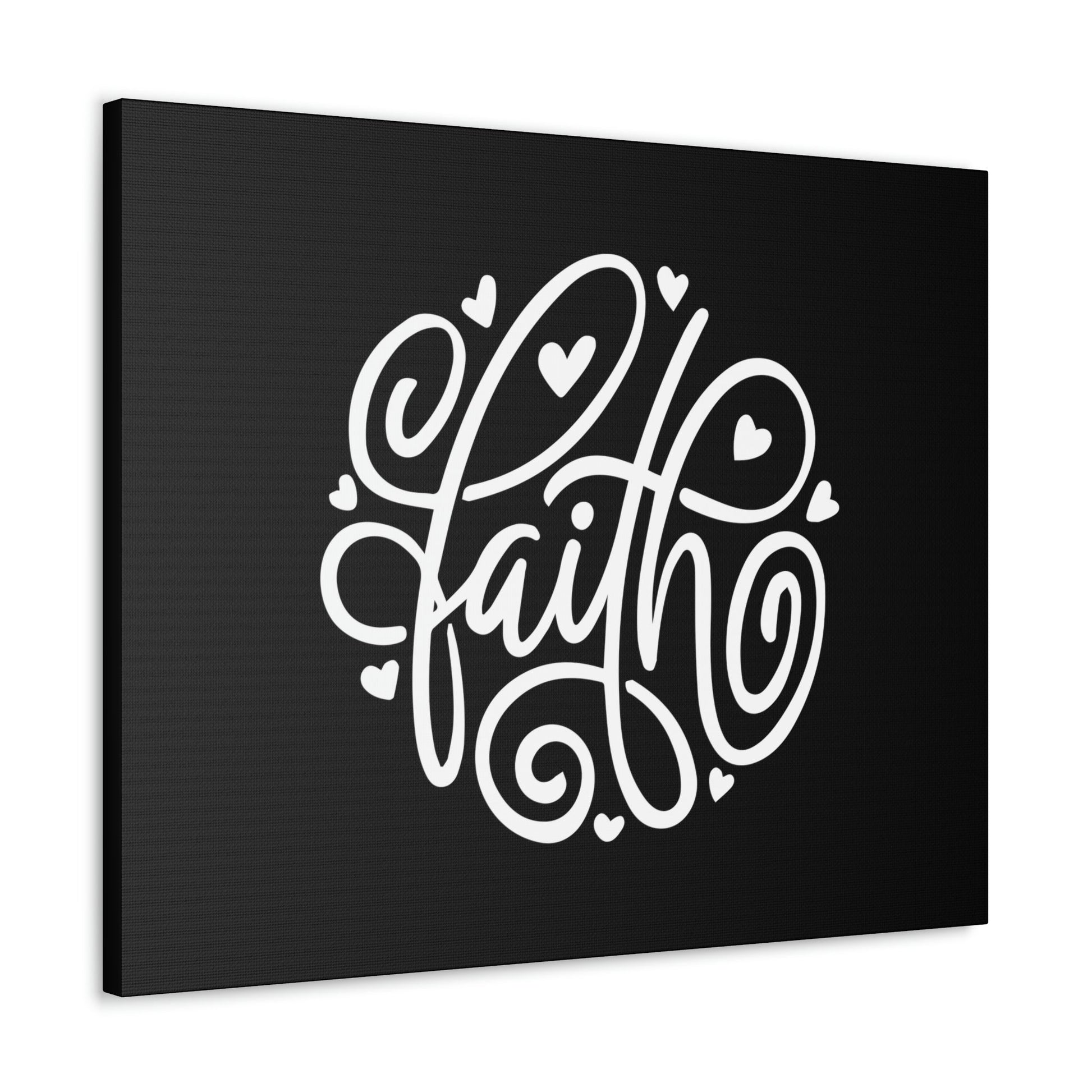 Faith Hebrews 11:6 Hearts White Christian Wall Art Bible Verse Print Ready to Hang Unframed-Express Your Love Gifts