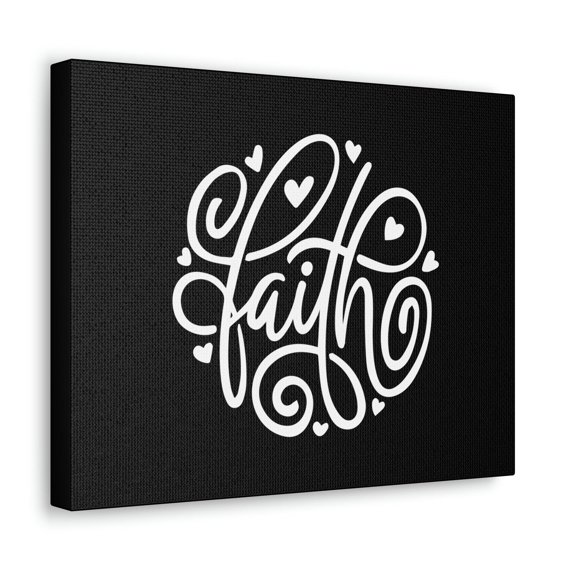 Faith Hebrews 11:6 Hearts White Christian Wall Art Bible Verse Print Ready to Hang Unframed-Express Your Love Gifts