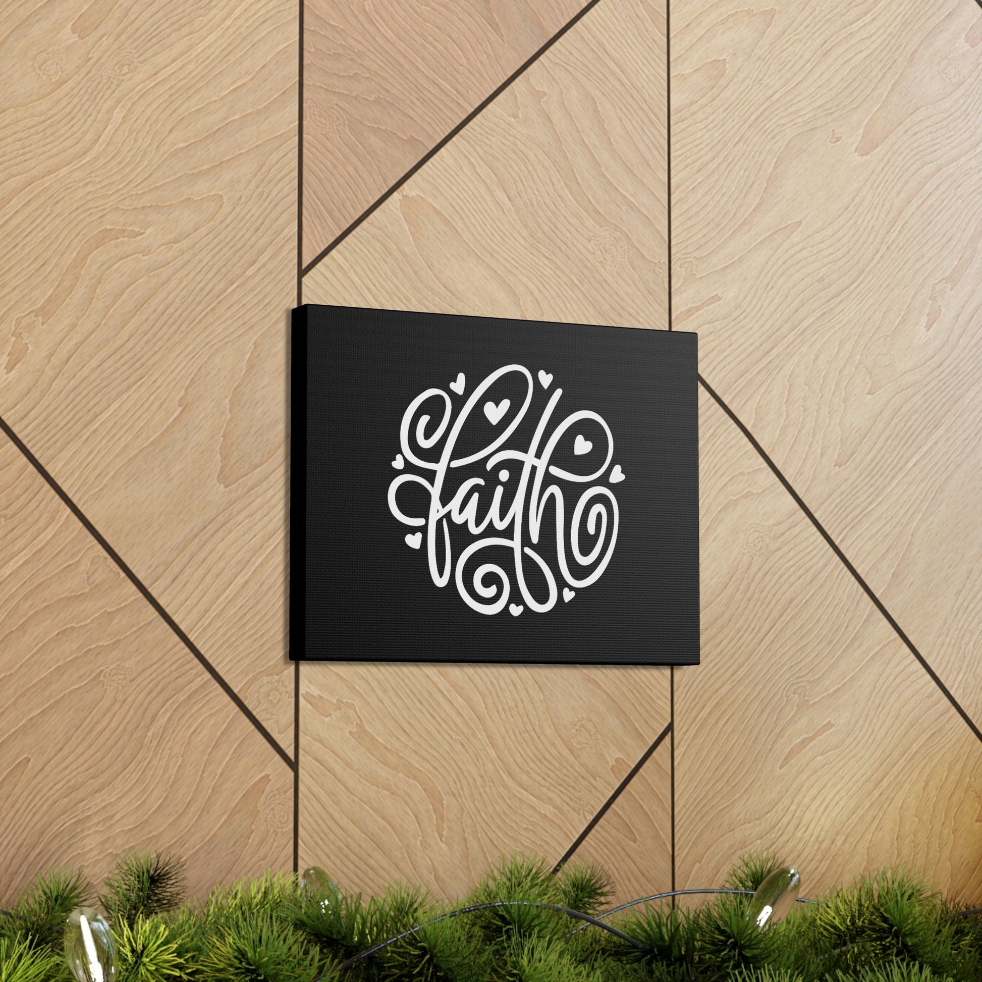 Faith Hebrews 11:6 Hearts White Christian Wall Art Bible Verse Print Ready to Hang Unframed-Express Your Love Gifts