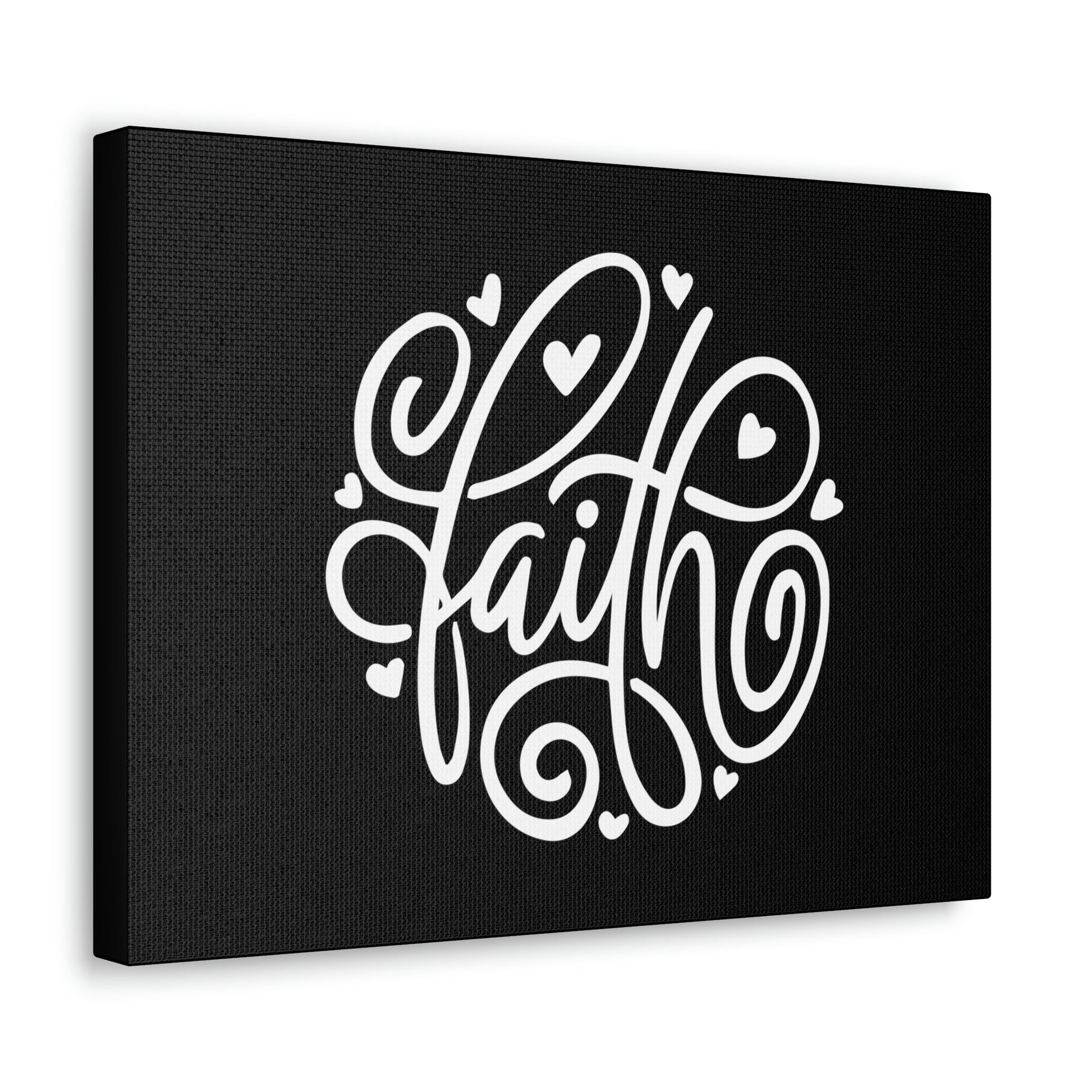 Faith Hebrews 11:6 Hearts White Christian Wall Art Bible Verse Print Ready to Hang Unframed-Express Your Love Gifts