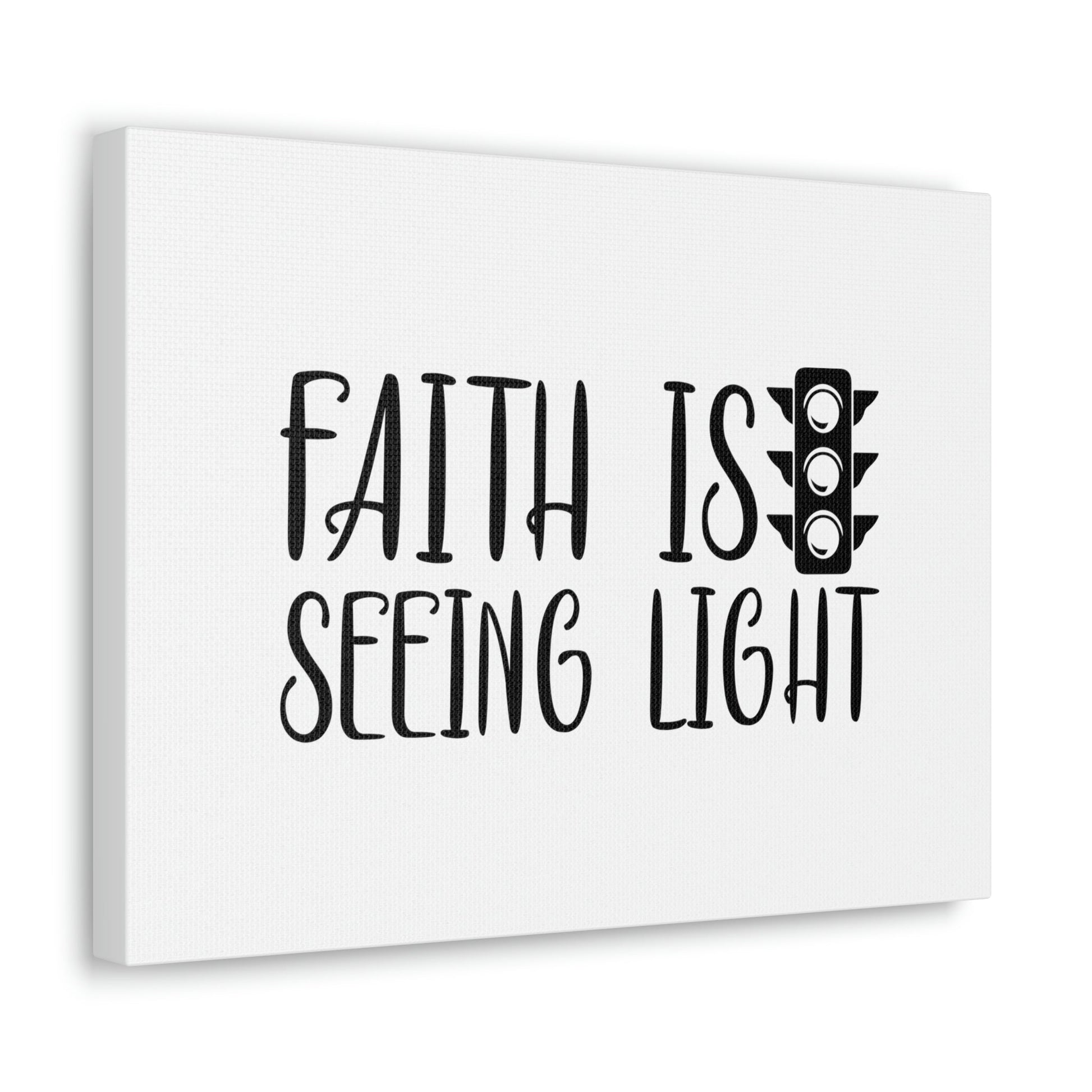 Faith Is Seeing Light Hebrews 11:1 Traffic Light Christian Wall Art Bible Verse Print Ready to Hang Unframed-Express Your Love Gifts