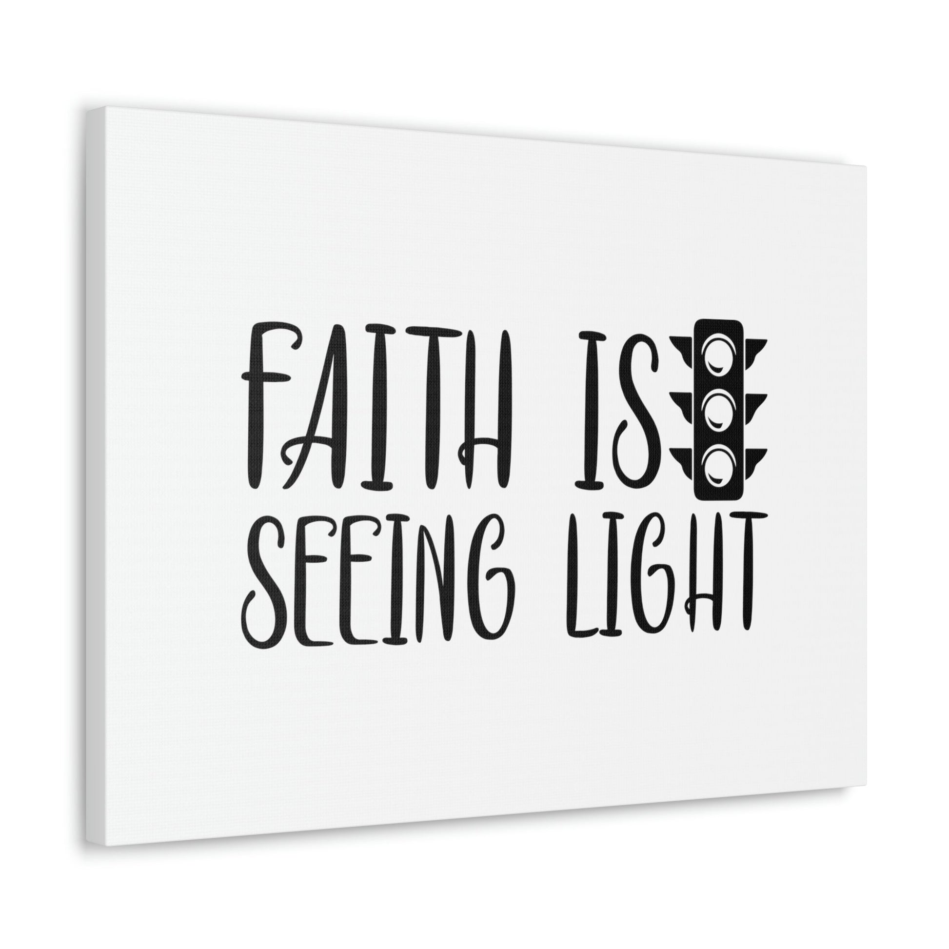 Faith Is Seeing Light Hebrews 11:1 Traffic Light Christian Wall Art Bible Verse Print Ready to Hang Unframed-Express Your Love Gifts