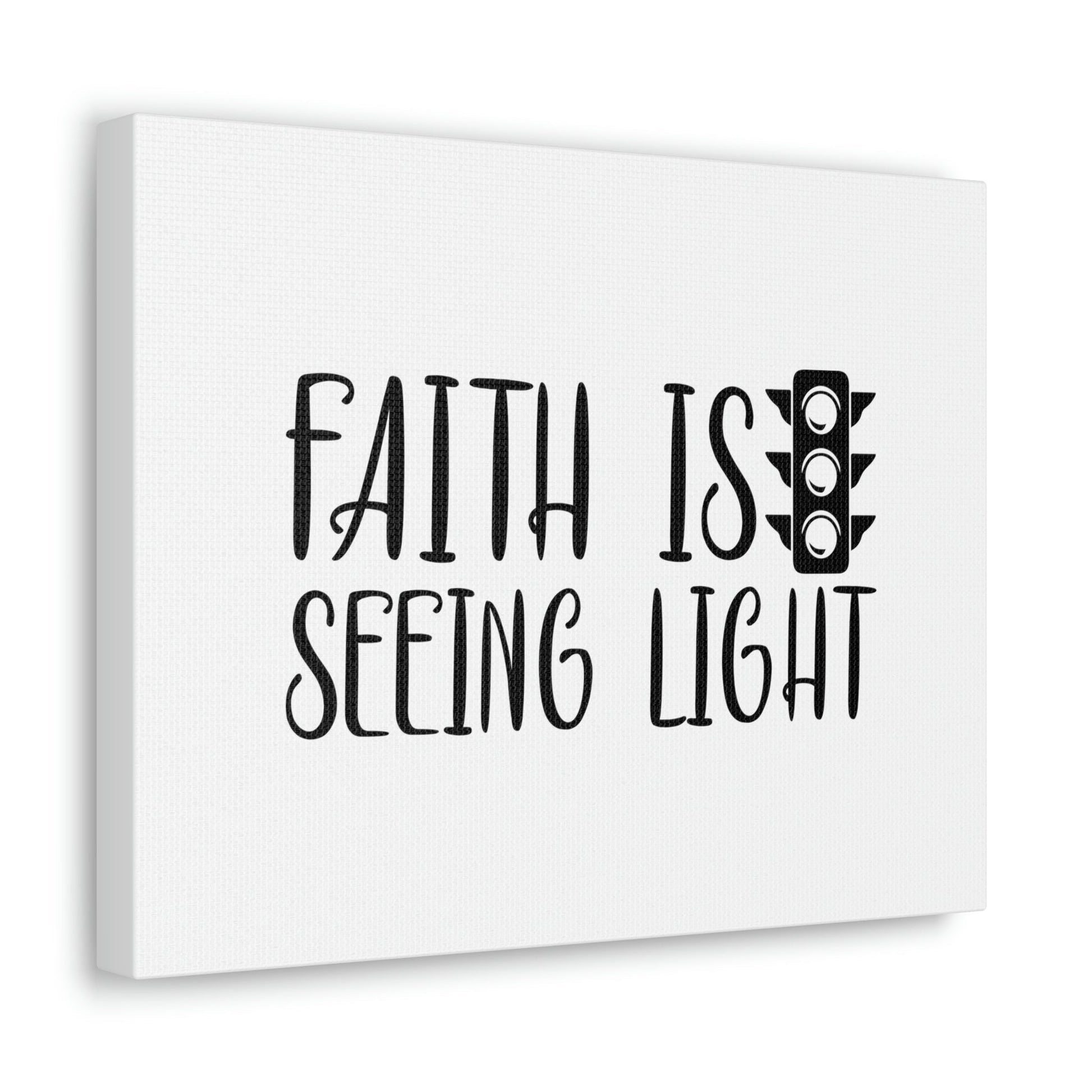 Faith Is Seeing Light Hebrews 11:1 Traffic Light Christian Wall Art Bible Verse Print Ready to Hang Unframed-Express Your Love Gifts