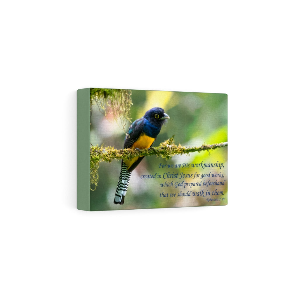 For Good Works Ephesians 2:10 Bible Verse Canvas Christian Wall Art Ready to Hang Unframed-Express Your Love Gifts