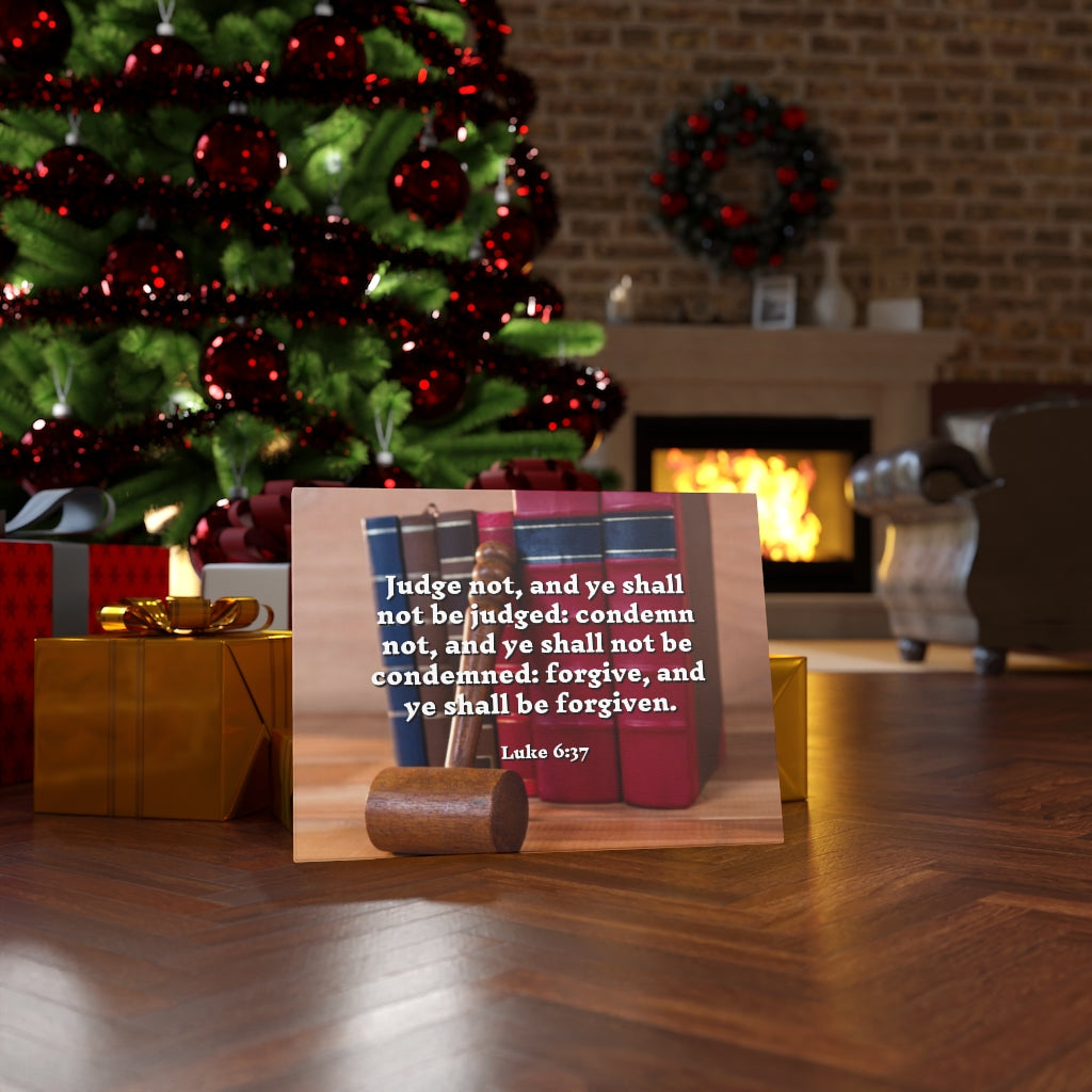 Forgive And Ye Shall Be Forgiven Luke 6:37 Bible Verse Canvas Christian Wall Art Ready to Hang Unframed-Express Your Love Gifts