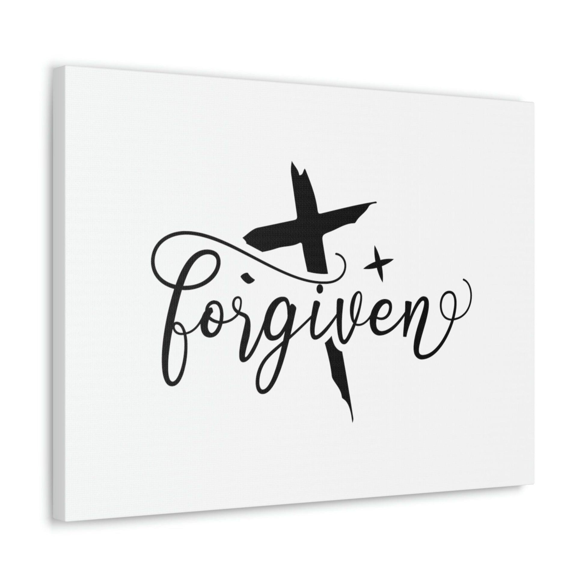 Forgiven Ephesians 4:32 Cross And Star Christian Wall Art Bible Verse Print Ready to Hang Unframed-Express Your Love Gifts