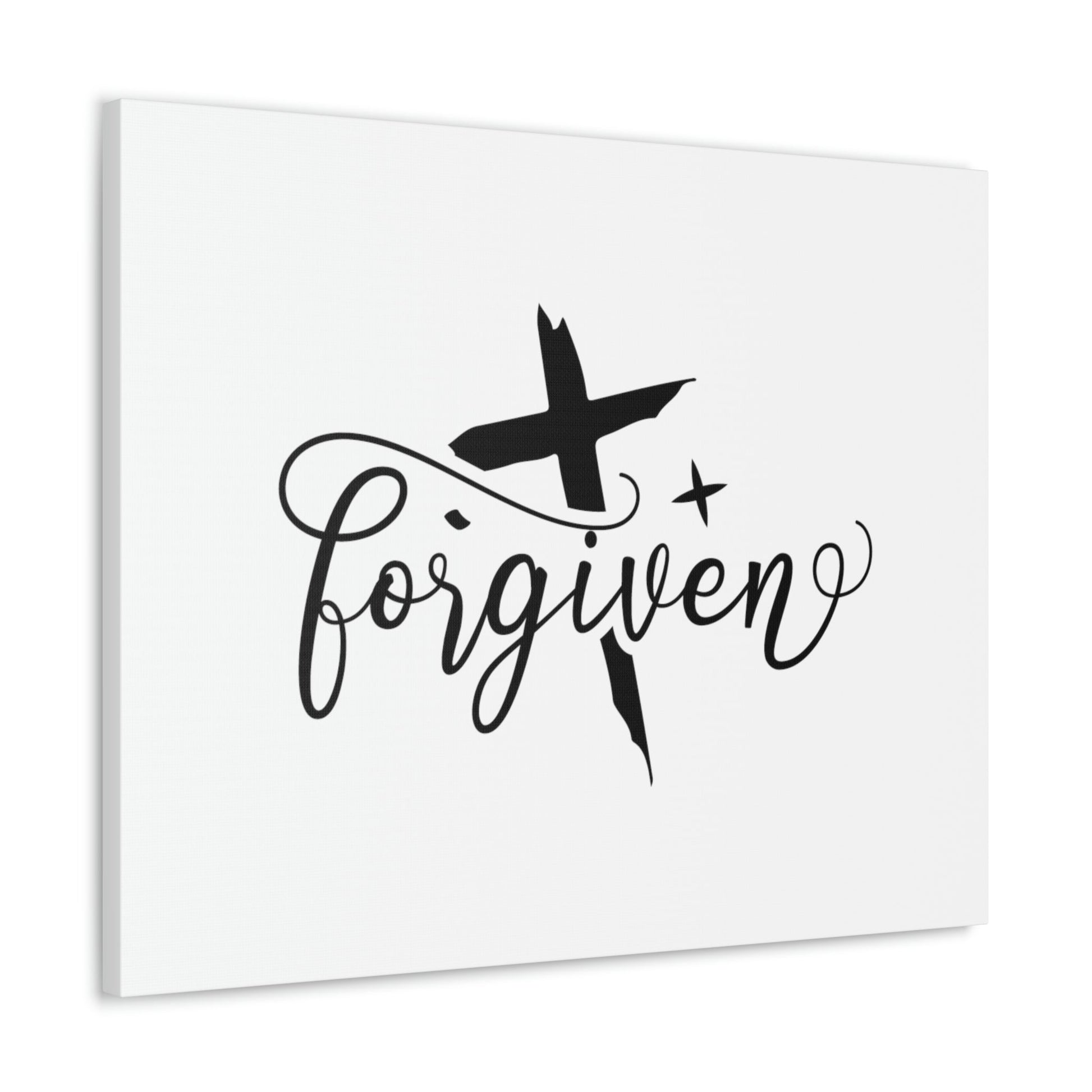 Forgiven Ephesians 4:32 Cross And Star Christian Wall Art Bible Verse Print Ready to Hang Unframed-Express Your Love Gifts