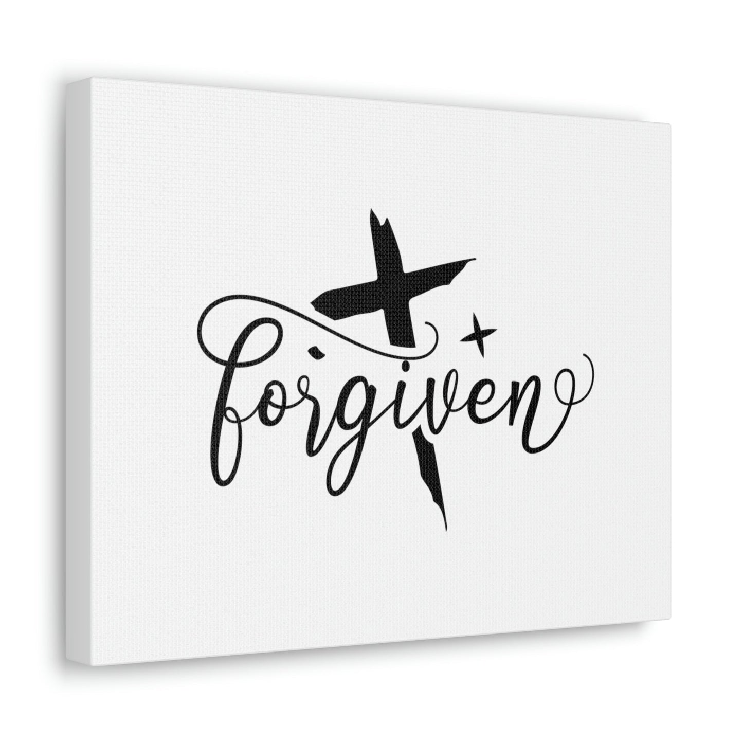 Forgiven Ephesians 4:32 Cross And Star Christian Wall Art Bible Verse Print Ready to Hang Unframed-Express Your Love Gifts