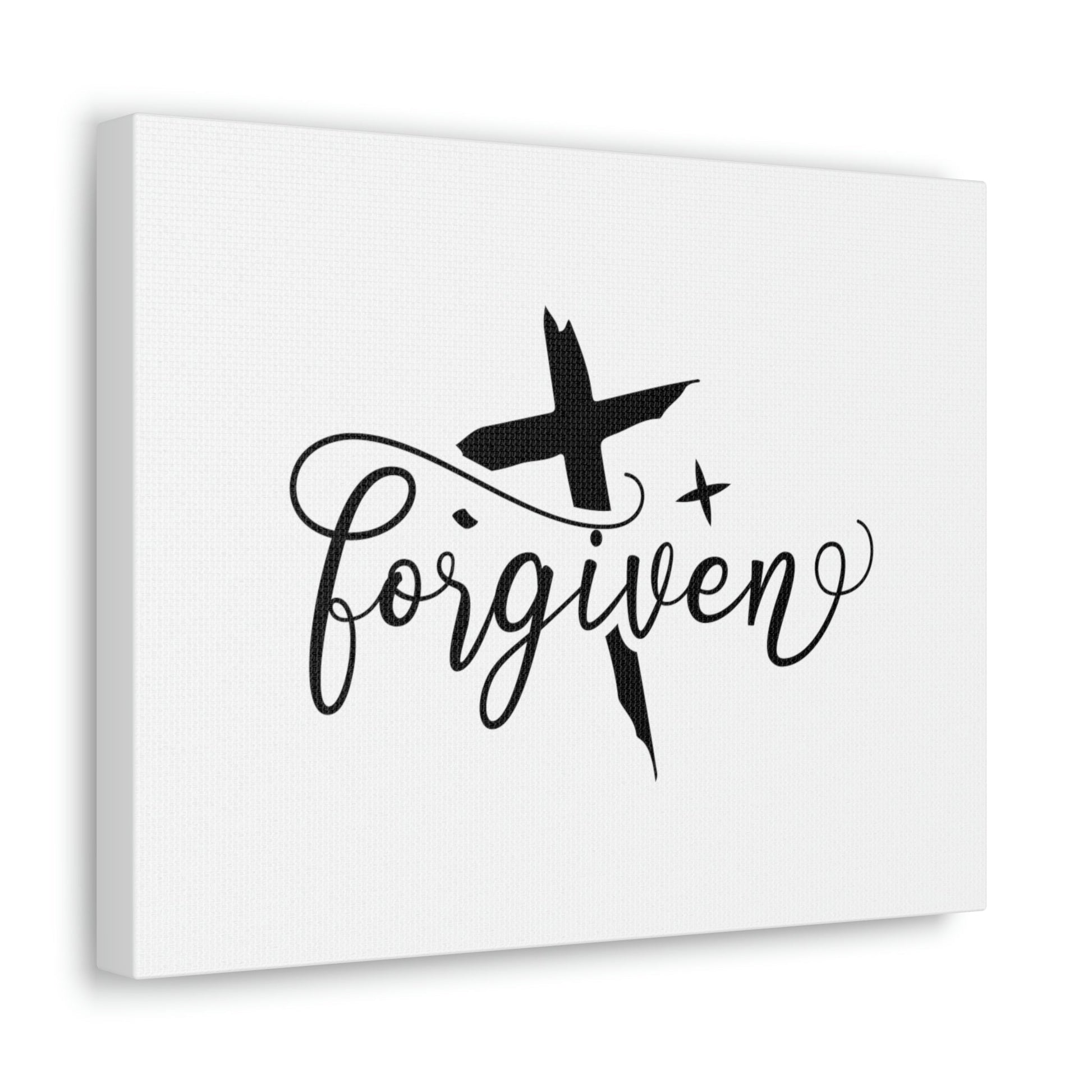 Forgiven Ephesians 4:32 Cross And Star Christian Wall Art Bible Verse Print Ready to Hang Unframed-Express Your Love Gifts
