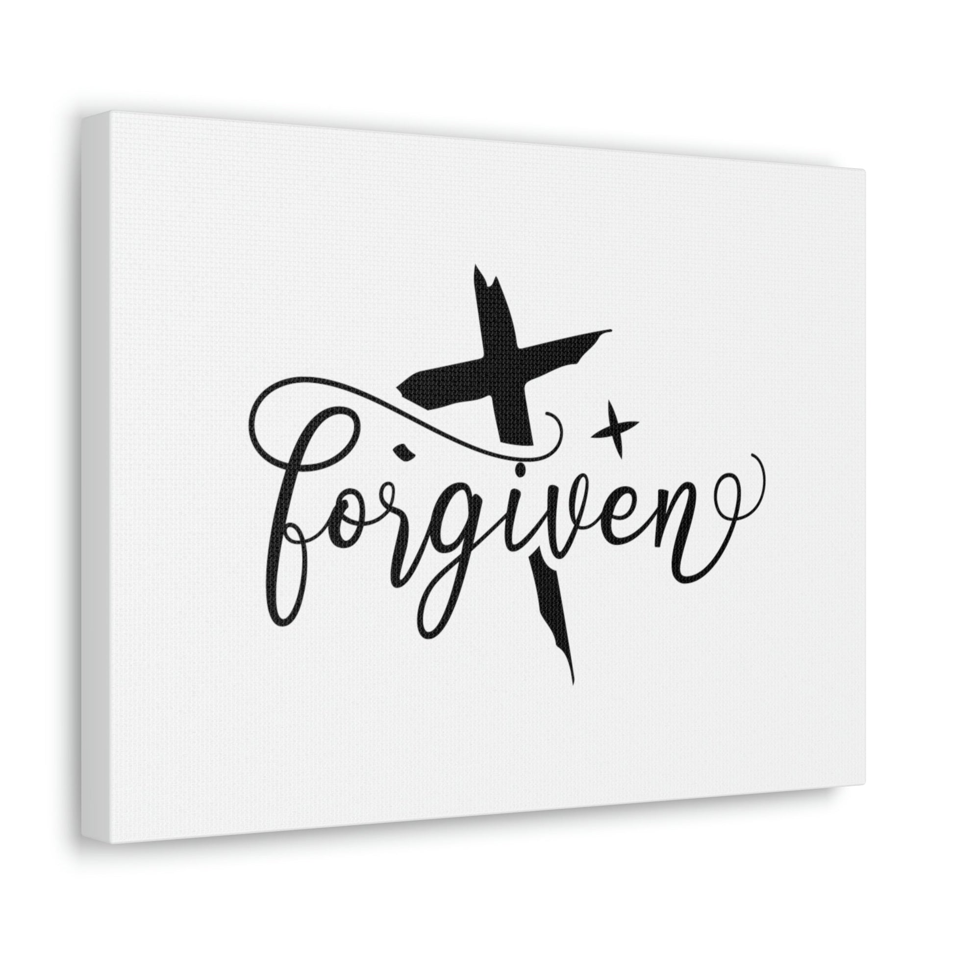 Forgiven Ephesians 4:32 Cross And Star Christian Wall Art Bible Verse Print Ready to Hang Unframed-Express Your Love Gifts
