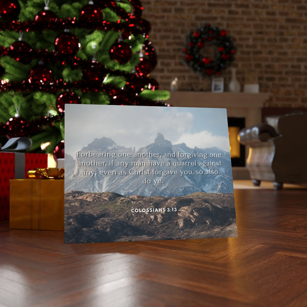 Scripture Walls Forgiving One Another Colossians 3:13 Bible Verse Canvas Christian Wall Art Ready to Hang Unframed-Express Your Love Gifts