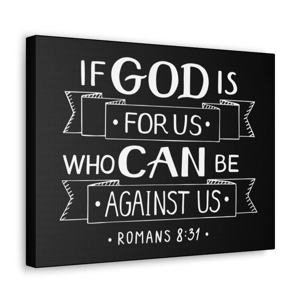 God For Us Matthew 6:33 Bible Verse Canvas Christian Wall Art Ready to Hang Unframed-Express Your Love Gifts