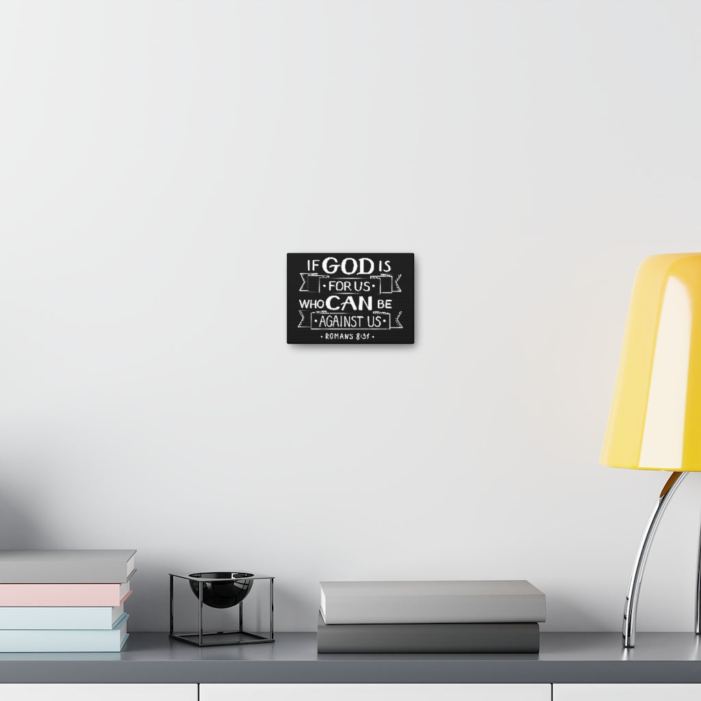God For Us Matthew 6:33 Bible Verse Canvas Christian Wall Art Ready to Hang Unframed-Express Your Love Gifts