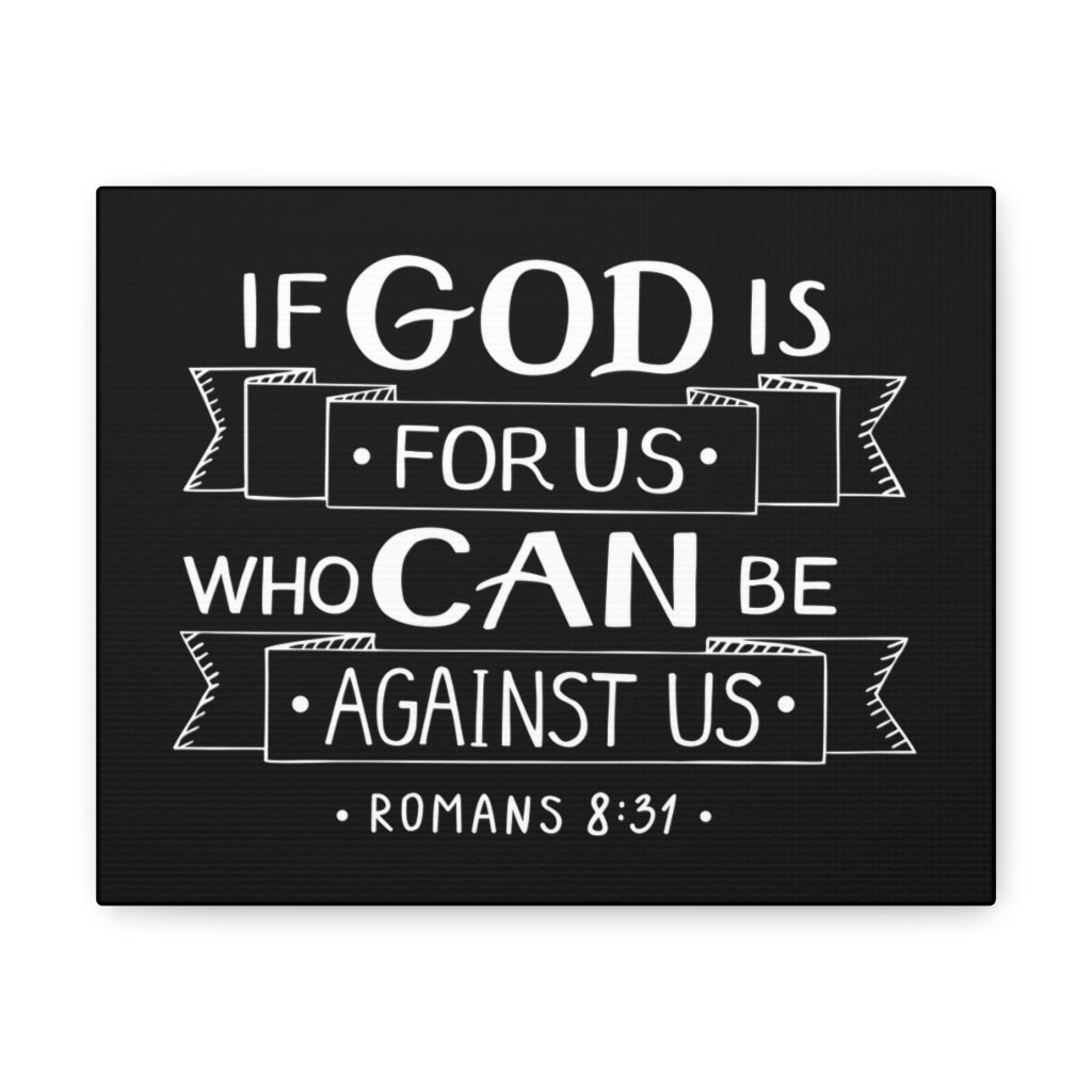 God For Us Matthew 6:33 Bible Verse Canvas Christian Wall Art Ready to Hang Unframed-Express Your Love Gifts
