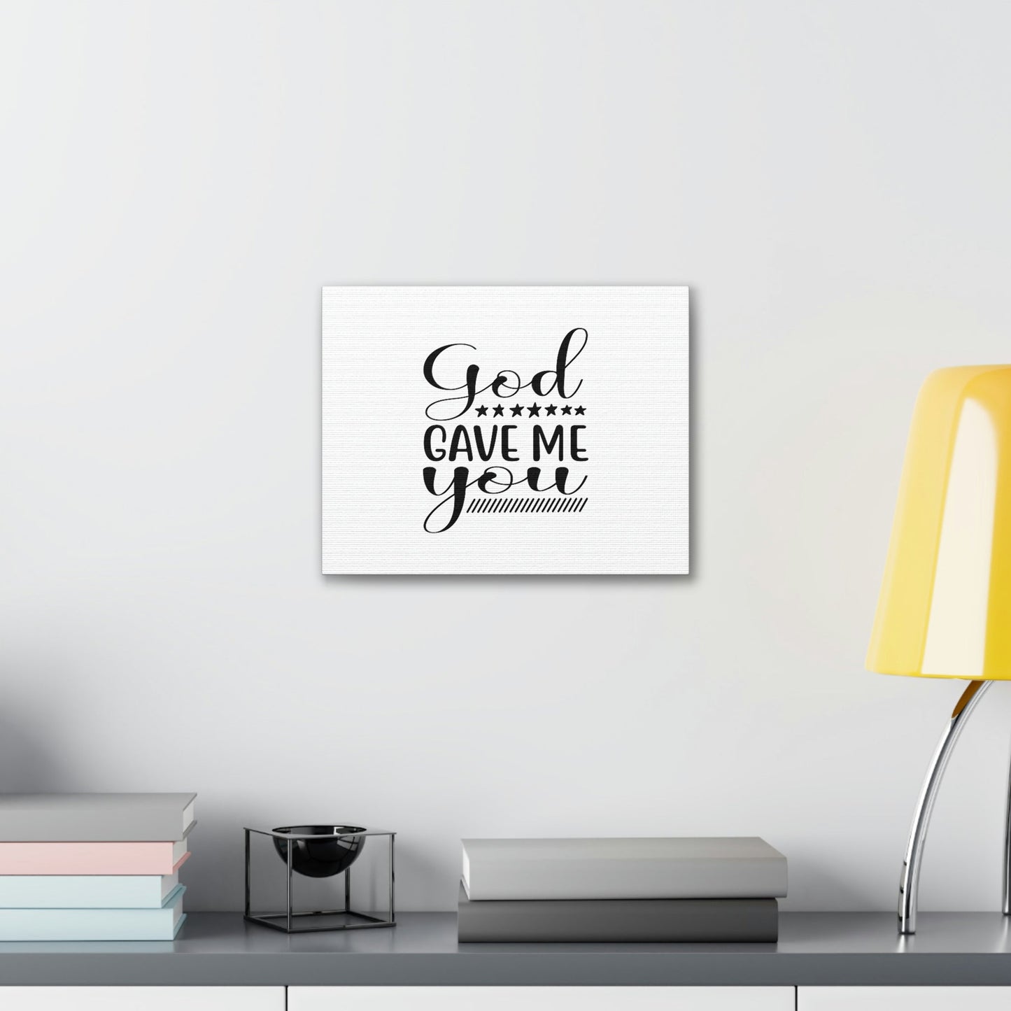 God Gave Me You James 1:17 Christian Wall Art Bible Verse Print Ready to Hang Unframed-Express Your Love Gifts