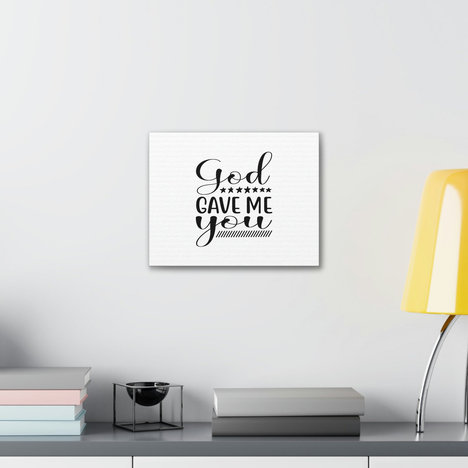 God Gave Me You James 1:17 Christian Wall Art Bible Verse Print Ready to Hang Unframed-Express Your Love Gifts