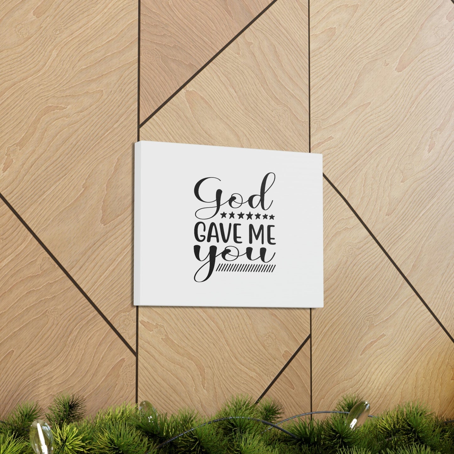 God Gave Me You James 1:17 Christian Wall Art Bible Verse Print Ready to Hang Unframed-Express Your Love Gifts
