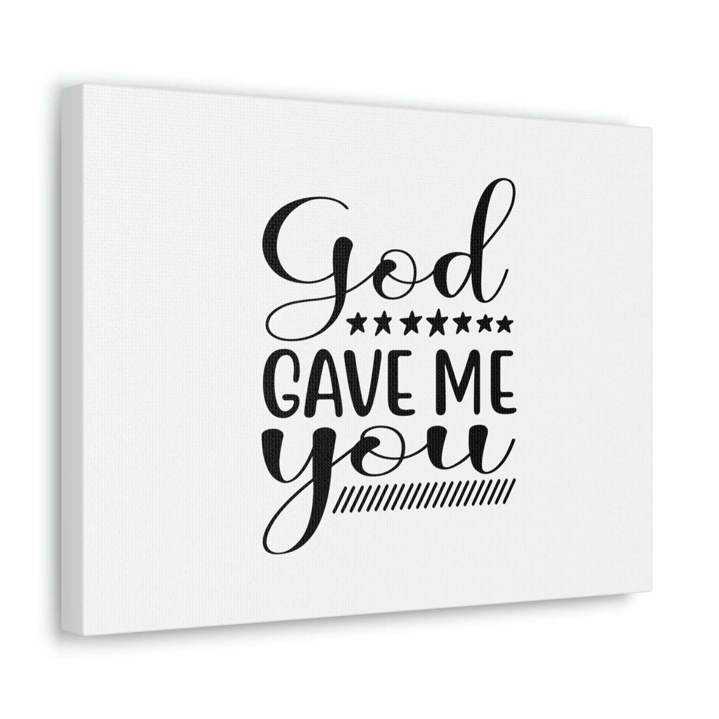 God Gave Me You James 1:17 Christian Wall Art Bible Verse Print Ready to Hang Unframed-Express Your Love Gifts