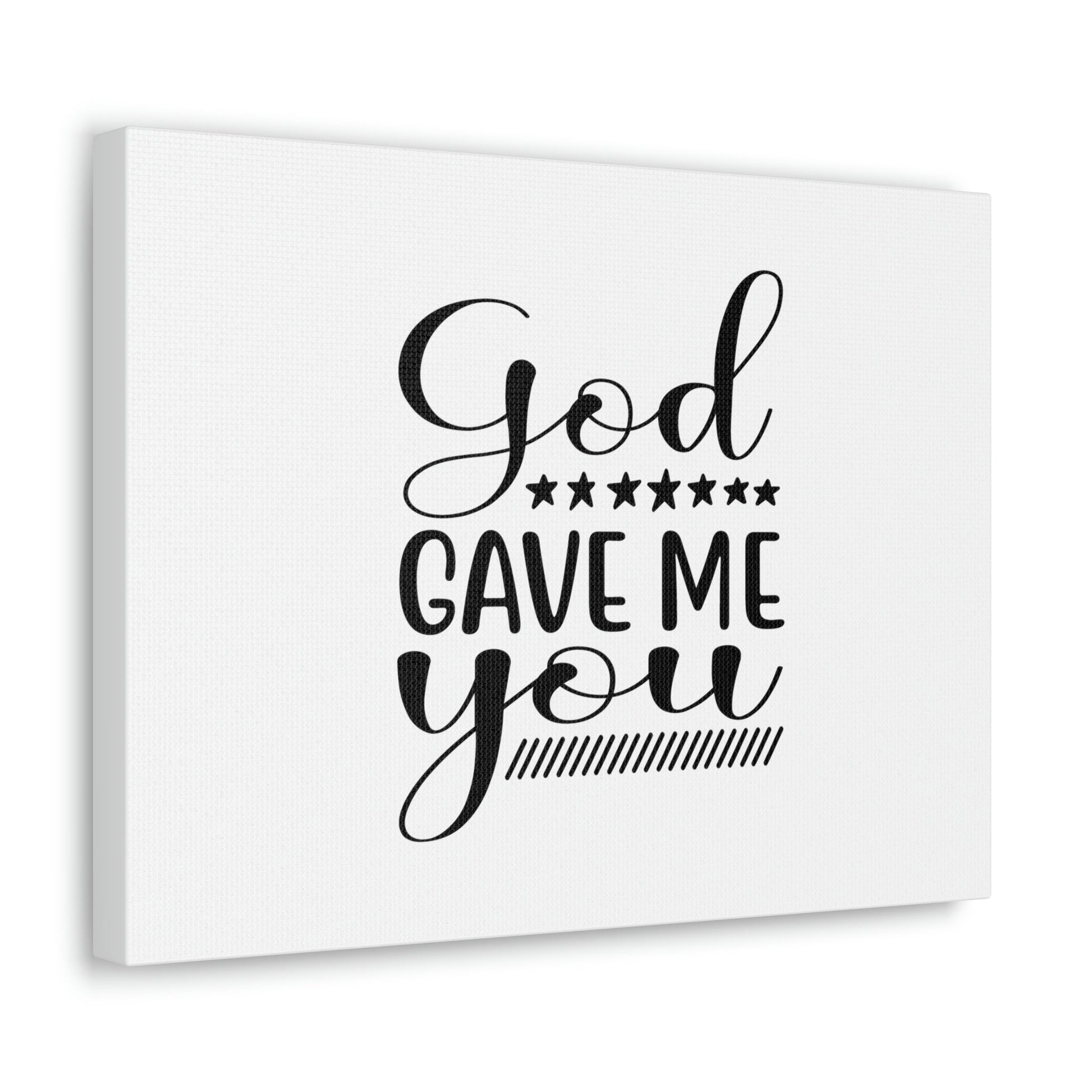 God Gave Me You James 1:17 Christian Wall Art Bible Verse Print Ready to Hang Unframed-Express Your Love Gifts