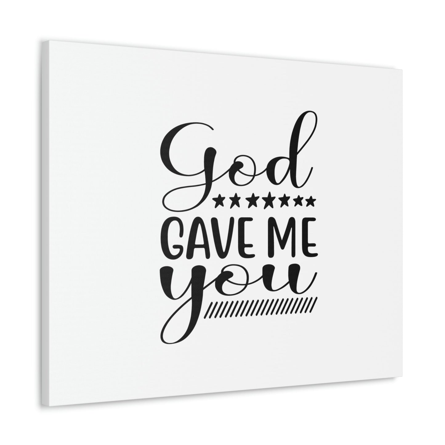 God Gave Me You James 1:17 Christian Wall Art Bible Verse Print Ready to Hang Unframed-Express Your Love Gifts