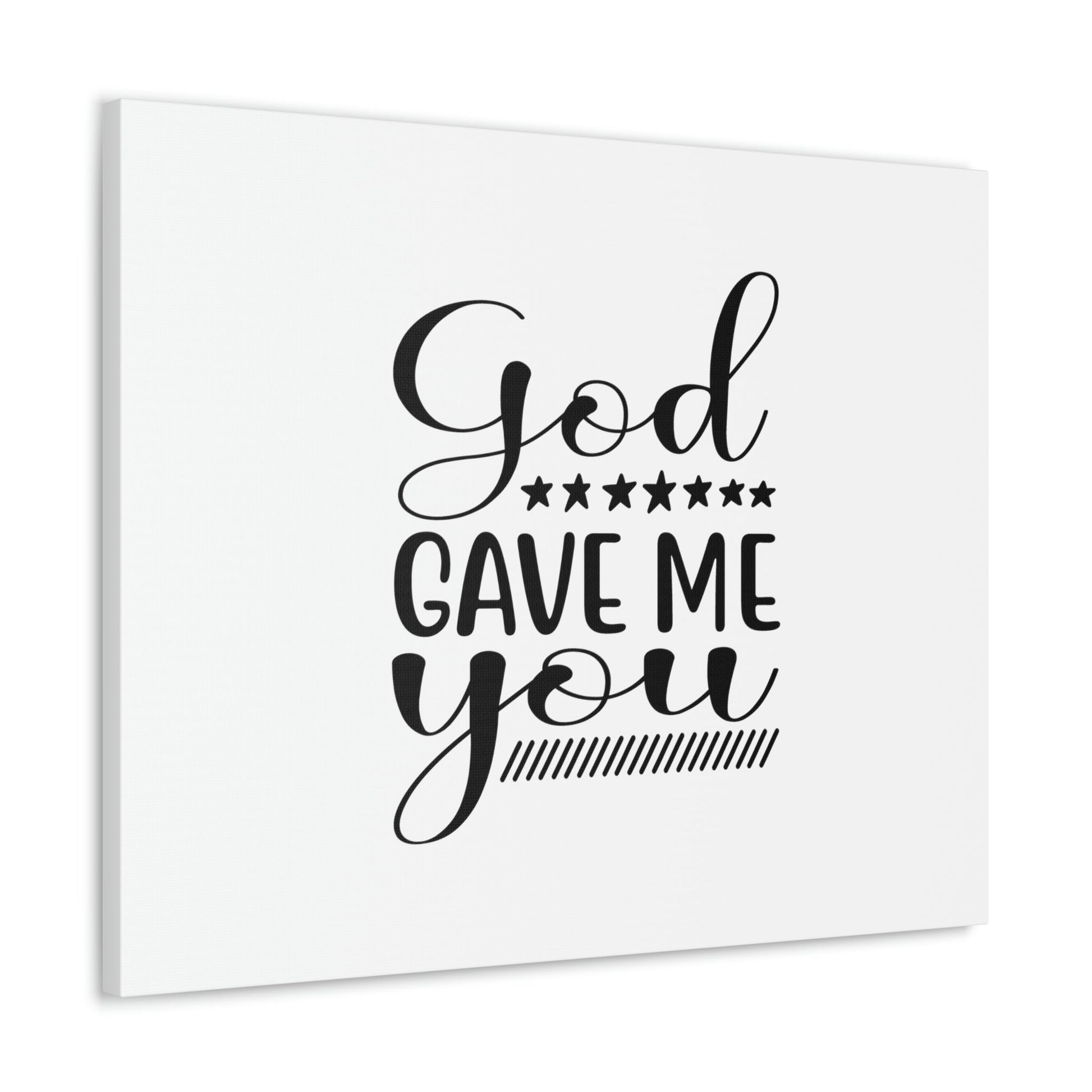 God Gave Me You James 1:17 Christian Wall Art Bible Verse Print Ready to Hang Unframed-Express Your Love Gifts