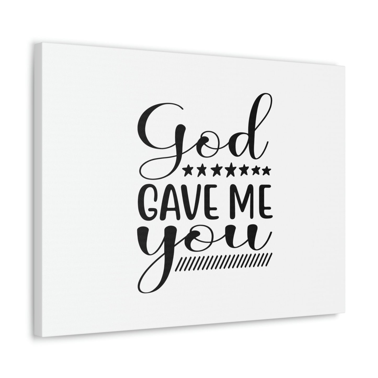 God Gave Me You James 1:17 Christian Wall Art Bible Verse Print Ready to Hang Unframed-Express Your Love Gifts