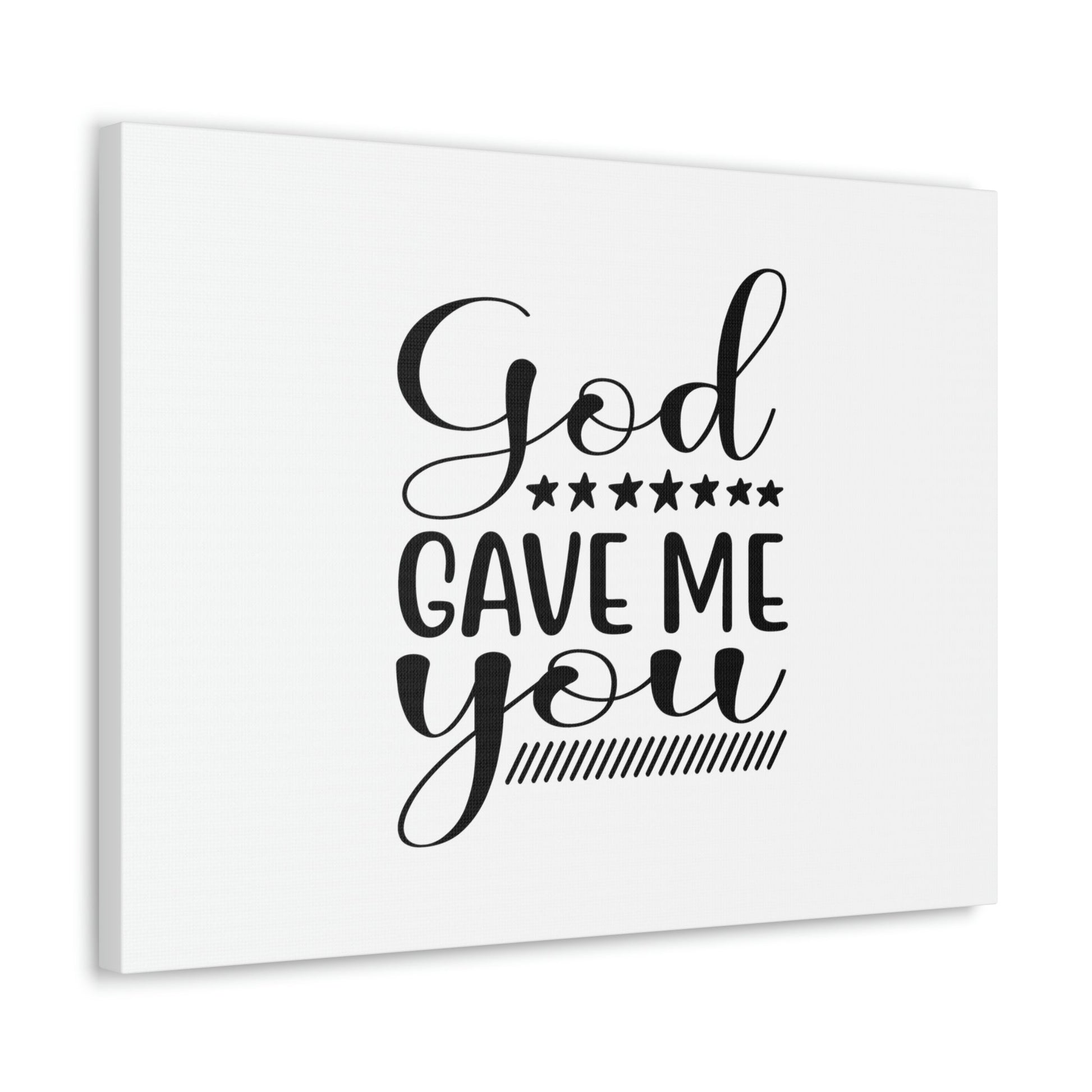 God Gave Me You James 1:17 Christian Wall Art Bible Verse Print Ready to Hang Unframed-Express Your Love Gifts