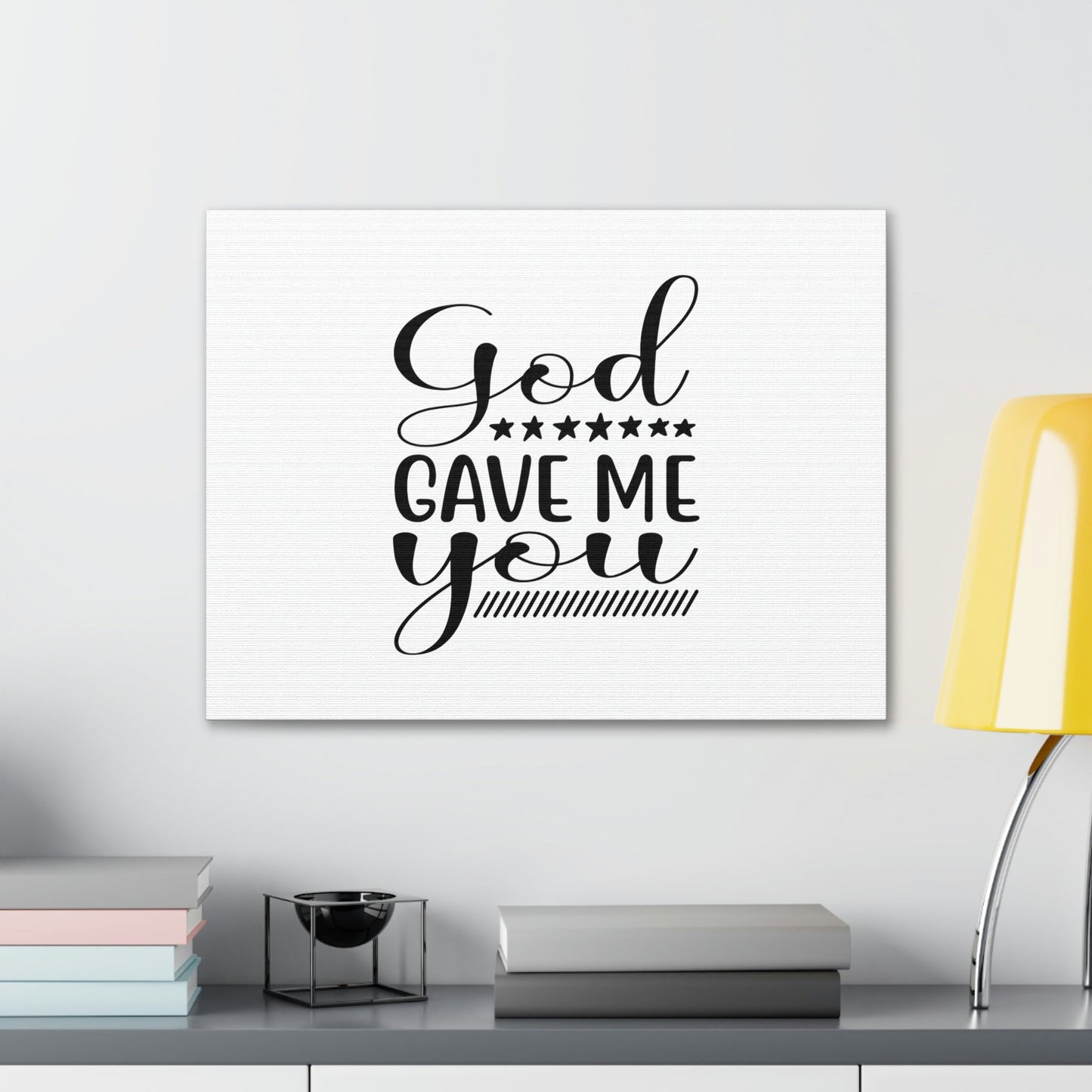 God Gave Me You James 1:17 Christian Wall Art Bible Verse Print Ready to Hang Unframed-Express Your Love Gifts