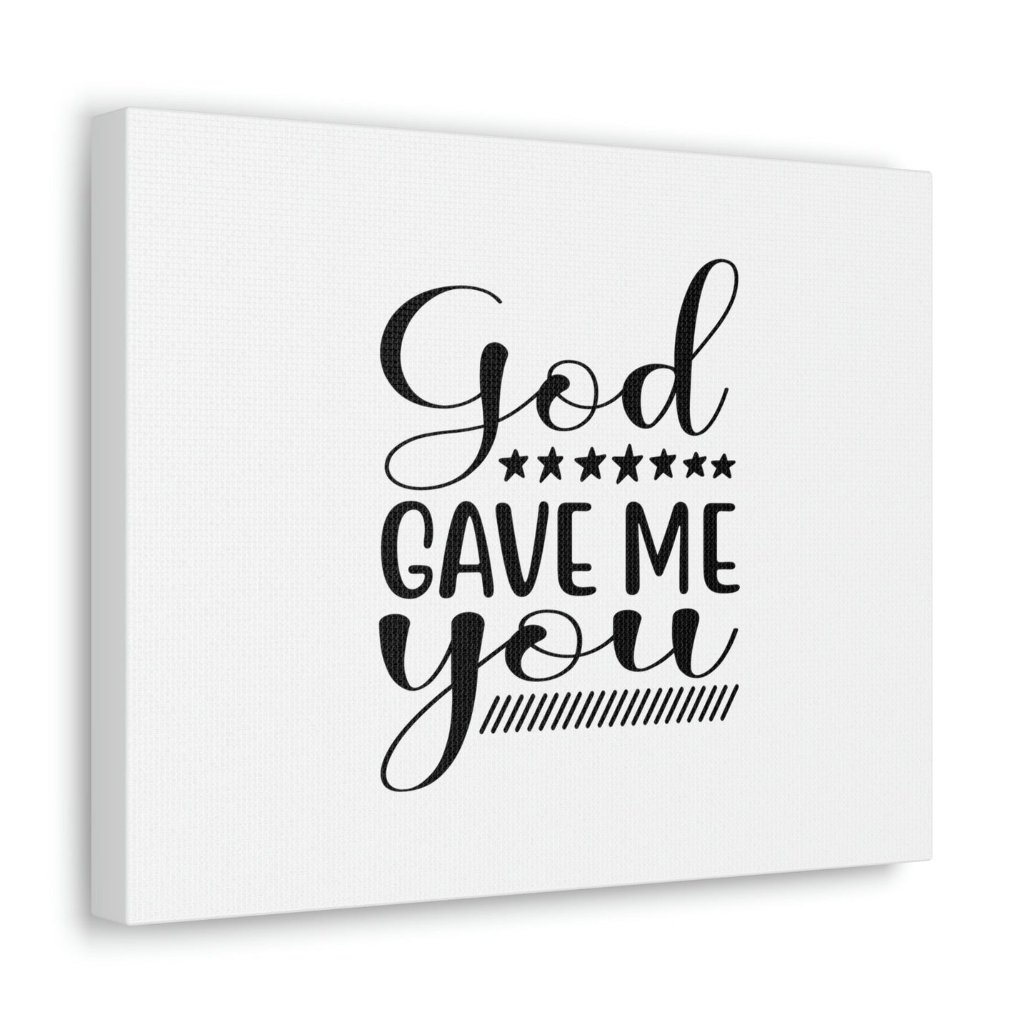 God Gave Me You James 1:17 Christian Wall Art Bible Verse Print Ready to Hang Unframed-Express Your Love Gifts