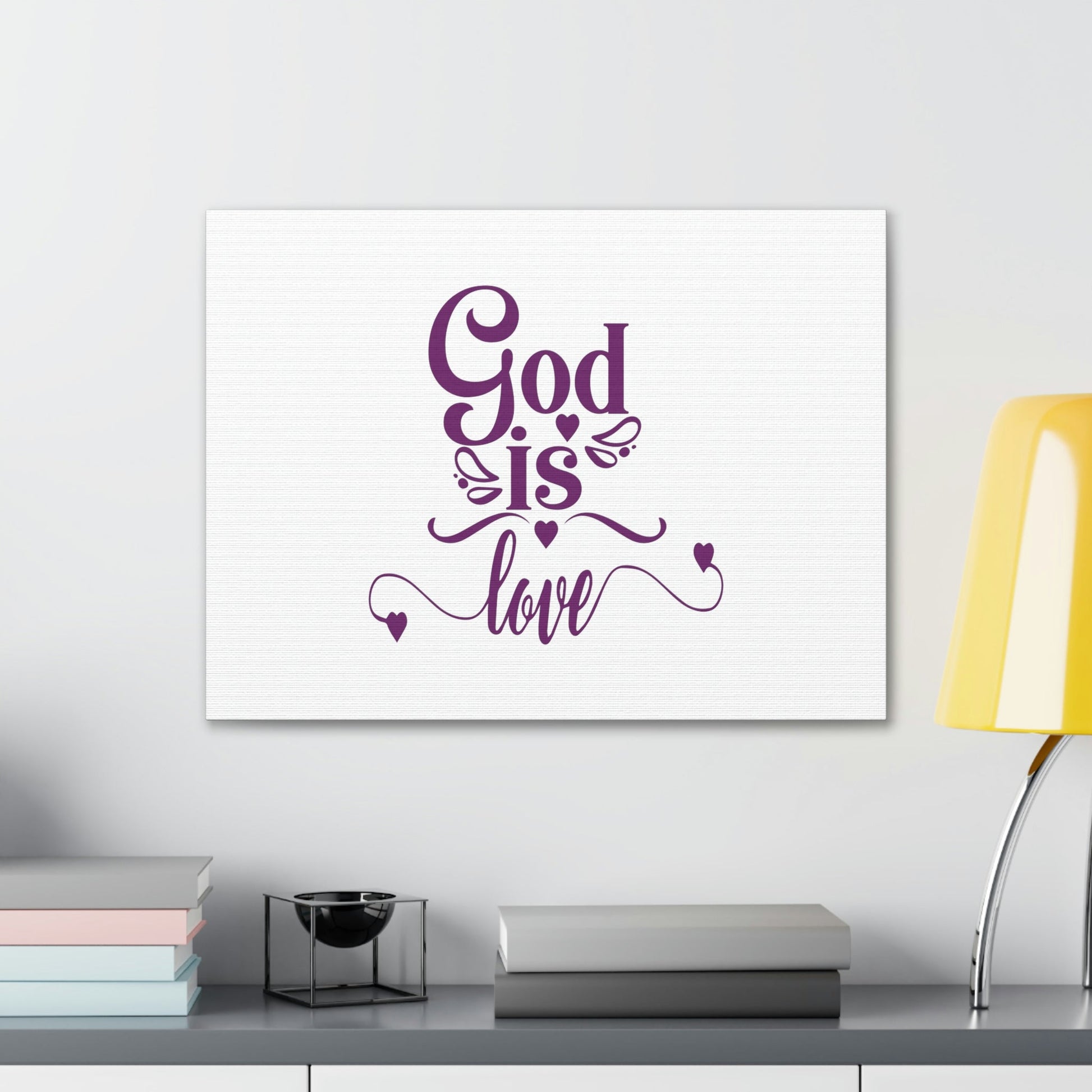 God Is Love 1 John 4:8 Christian Wall Art Bible Verse Print Ready to Hang Unframed-Express Your Love Gifts