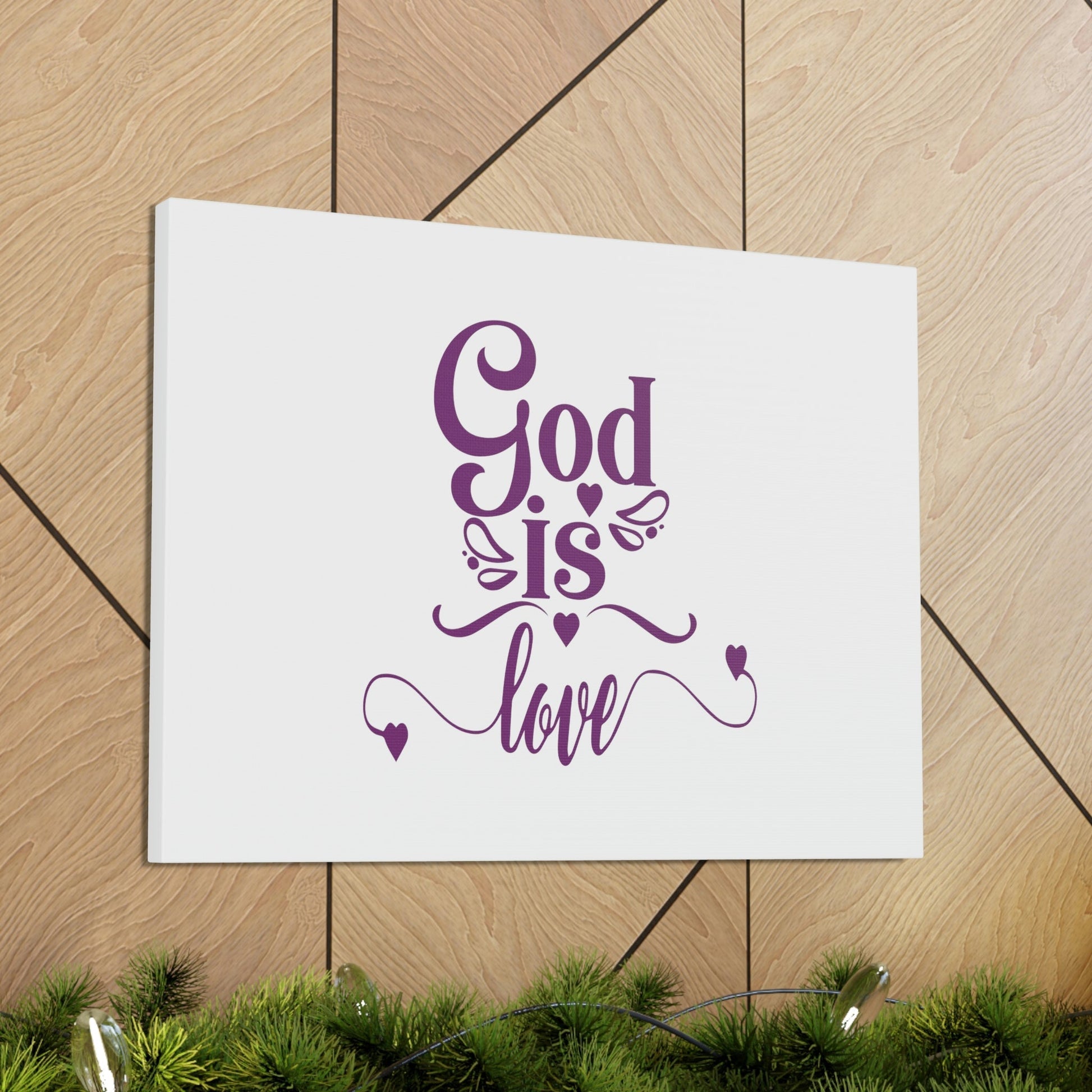 God Is Love 1 John 4:8 Christian Wall Art Bible Verse Print Ready to Hang Unframed-Express Your Love Gifts