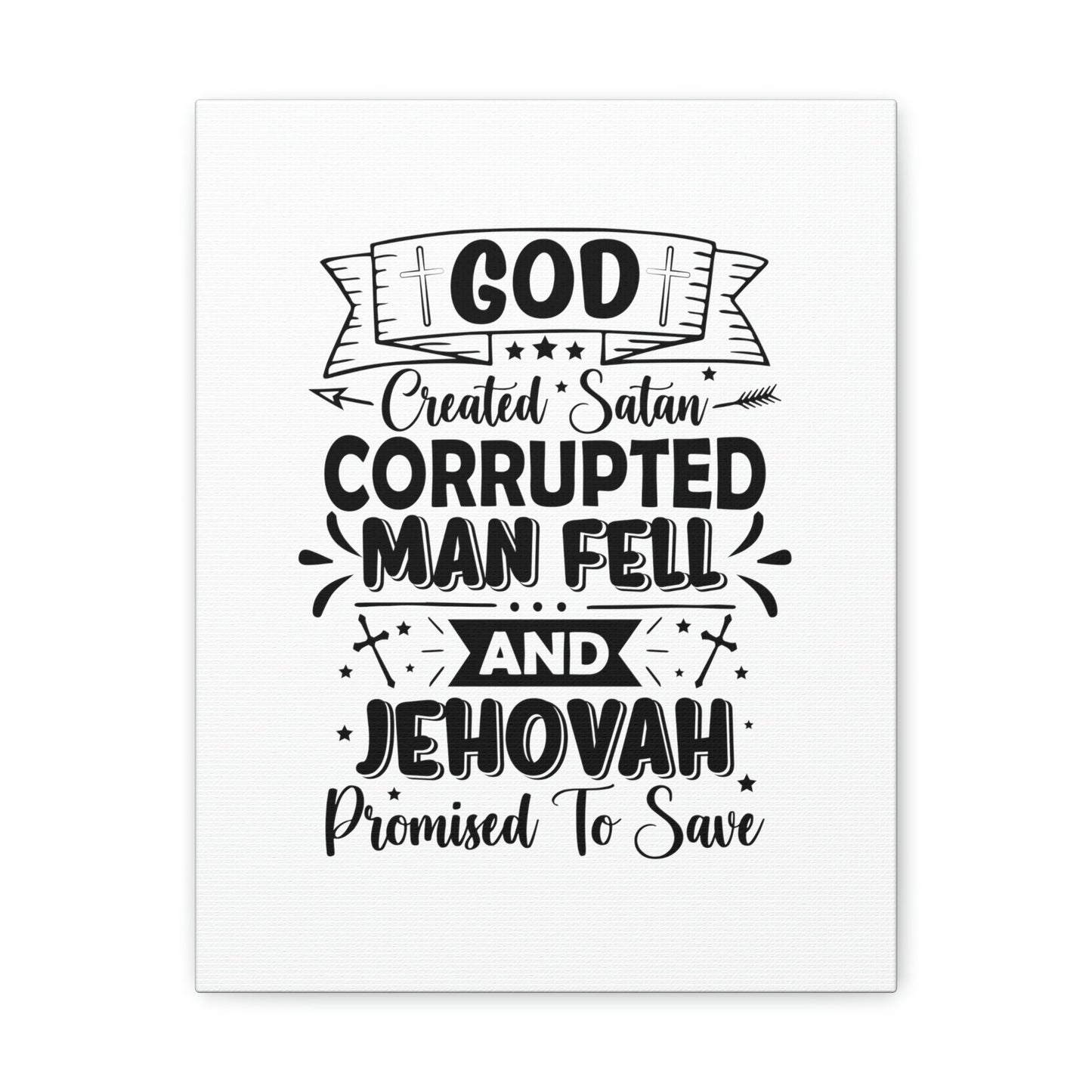 God Promised To Save 1 John 1:9 Christian Wall Art Bible Verse Print Ready to Hang Unframed-Express Your Love Gifts