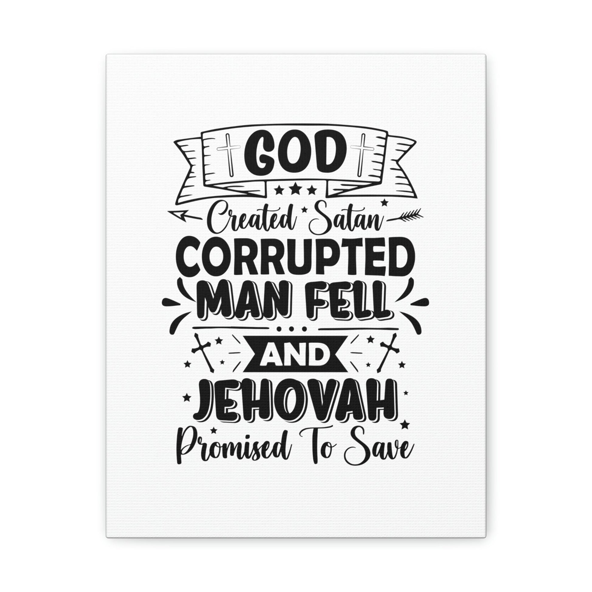 God Promised To Save 1 John 1:9 Christian Wall Art Bible Verse Print Ready to Hang Unframed-Express Your Love Gifts