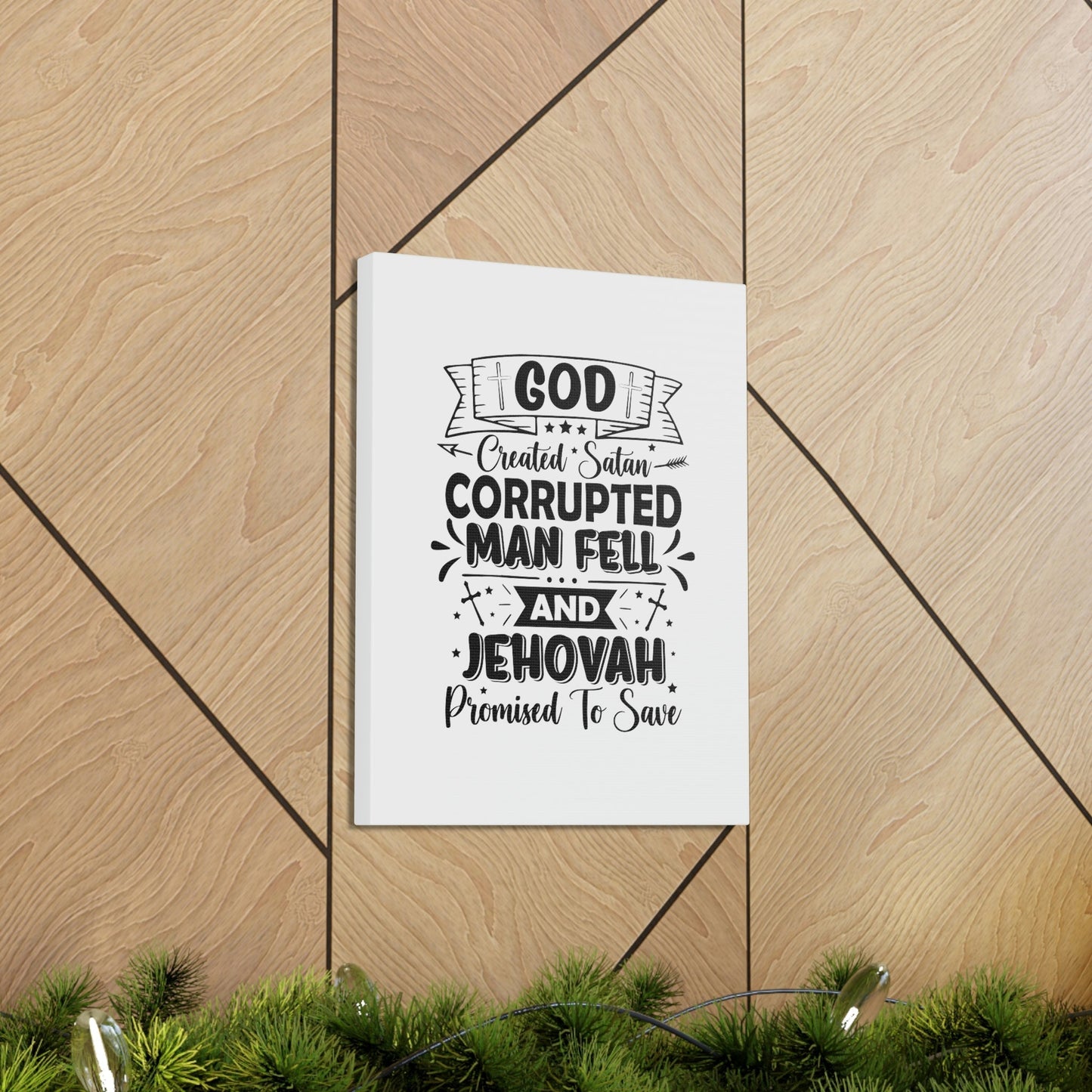 God Promised To Save 1 John 1:9 Christian Wall Art Bible Verse Print Ready to Hang Unframed-Express Your Love Gifts