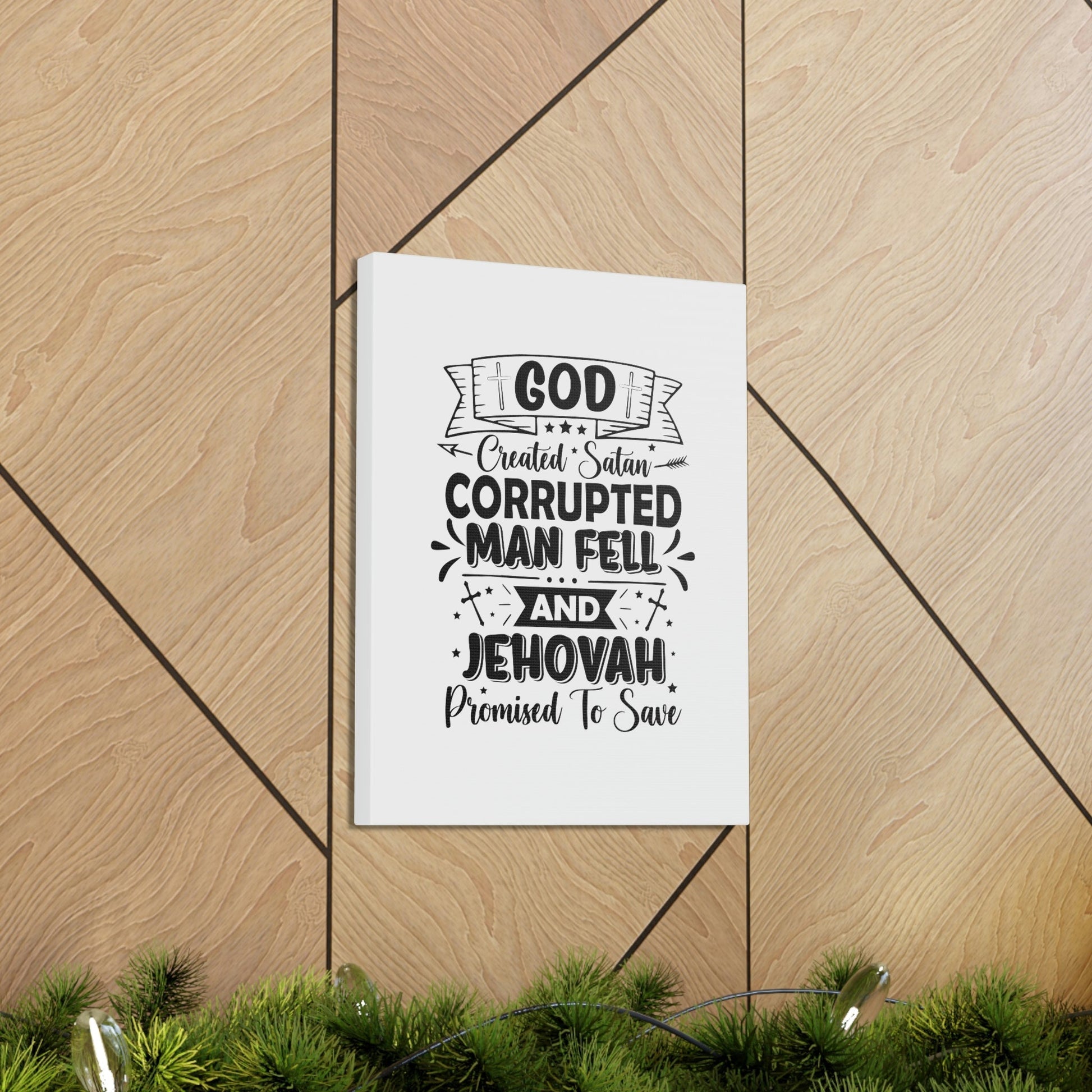 God Promised To Save 1 John 1:9 Christian Wall Art Bible Verse Print Ready to Hang Unframed-Express Your Love Gifts