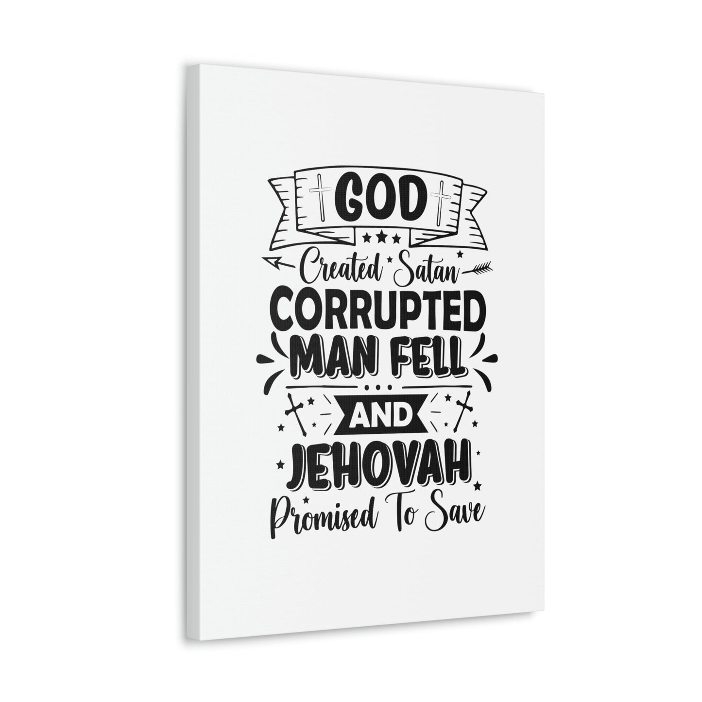 God Promised To Save 1 John 1:9 Christian Wall Art Bible Verse Print Ready to Hang Unframed-Express Your Love Gifts