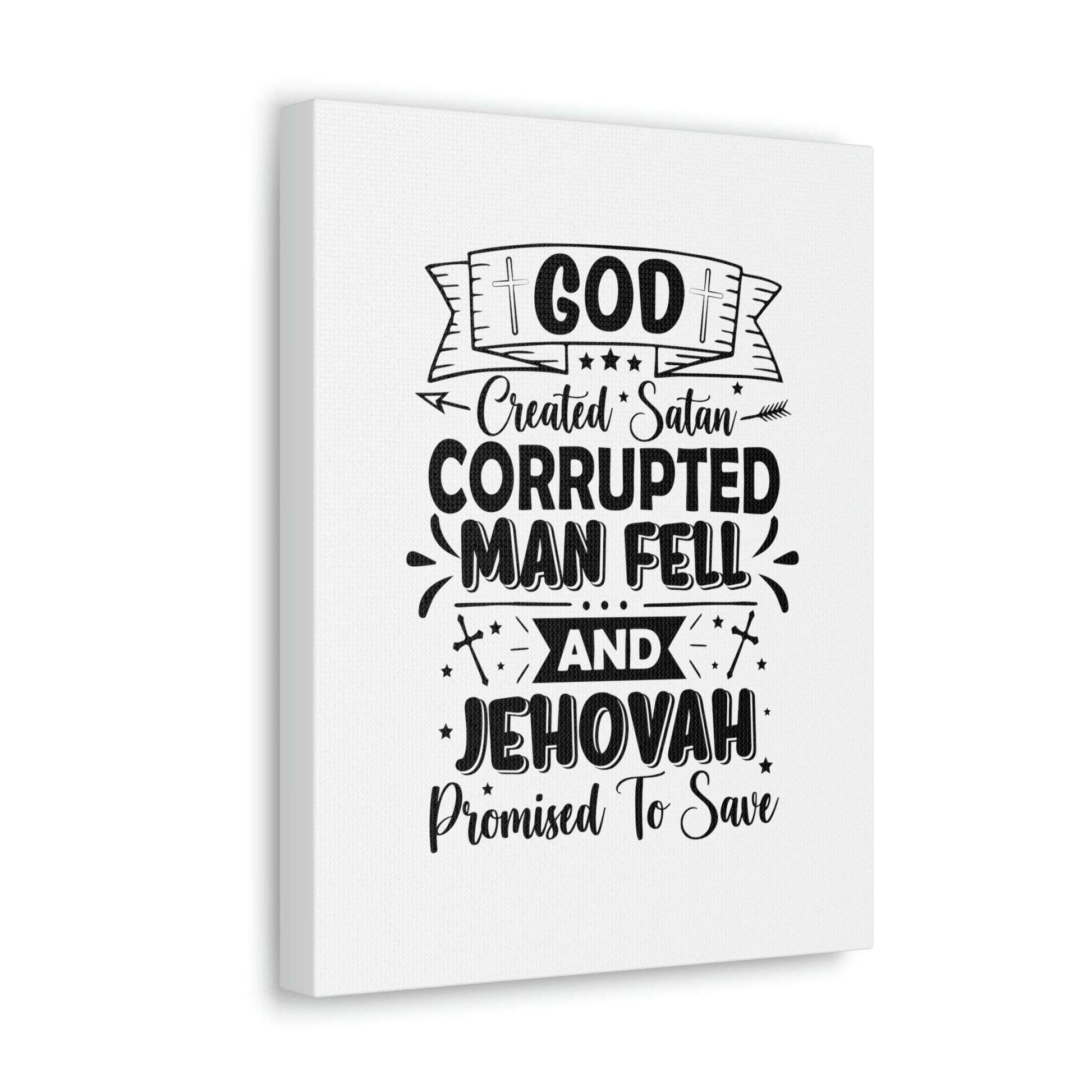 God Promised To Save 1 John 1:9 Christian Wall Art Bible Verse Print Ready to Hang Unframed-Express Your Love Gifts