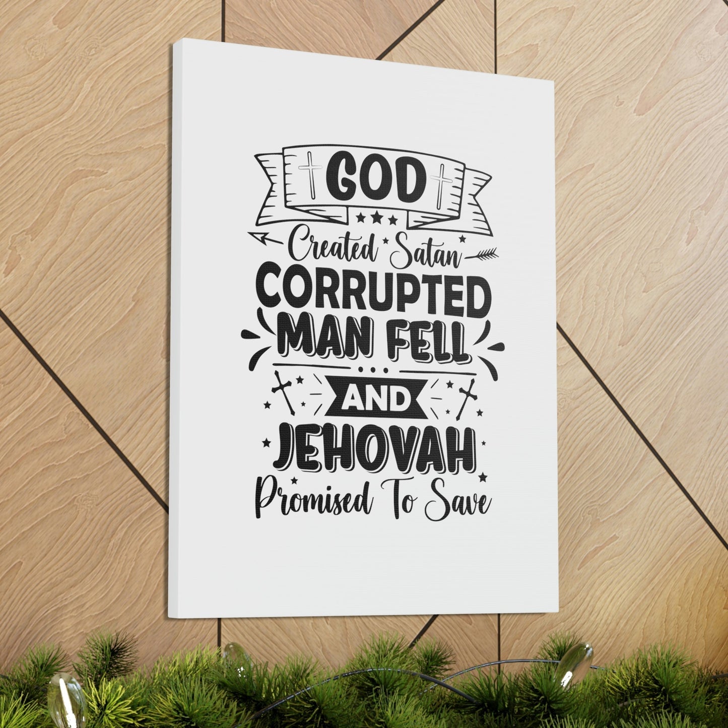 God Promised To Save 1 John 1:9 Christian Wall Art Bible Verse Print Ready to Hang Unframed-Express Your Love Gifts
