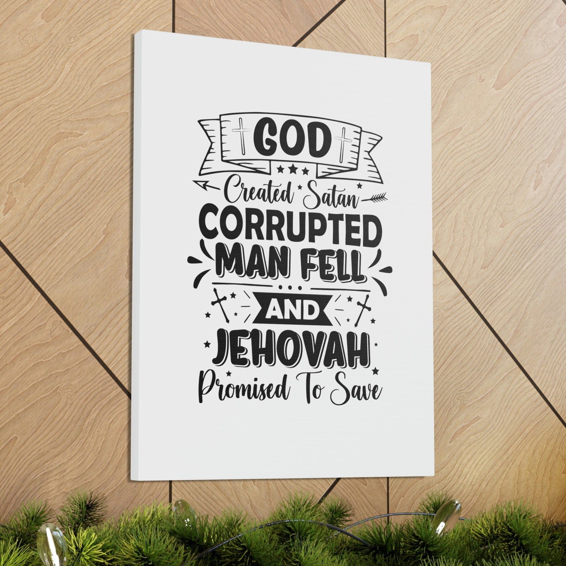 God Promised To Save 1 John 1:9 Christian Wall Art Bible Verse Print Ready to Hang Unframed-Express Your Love Gifts