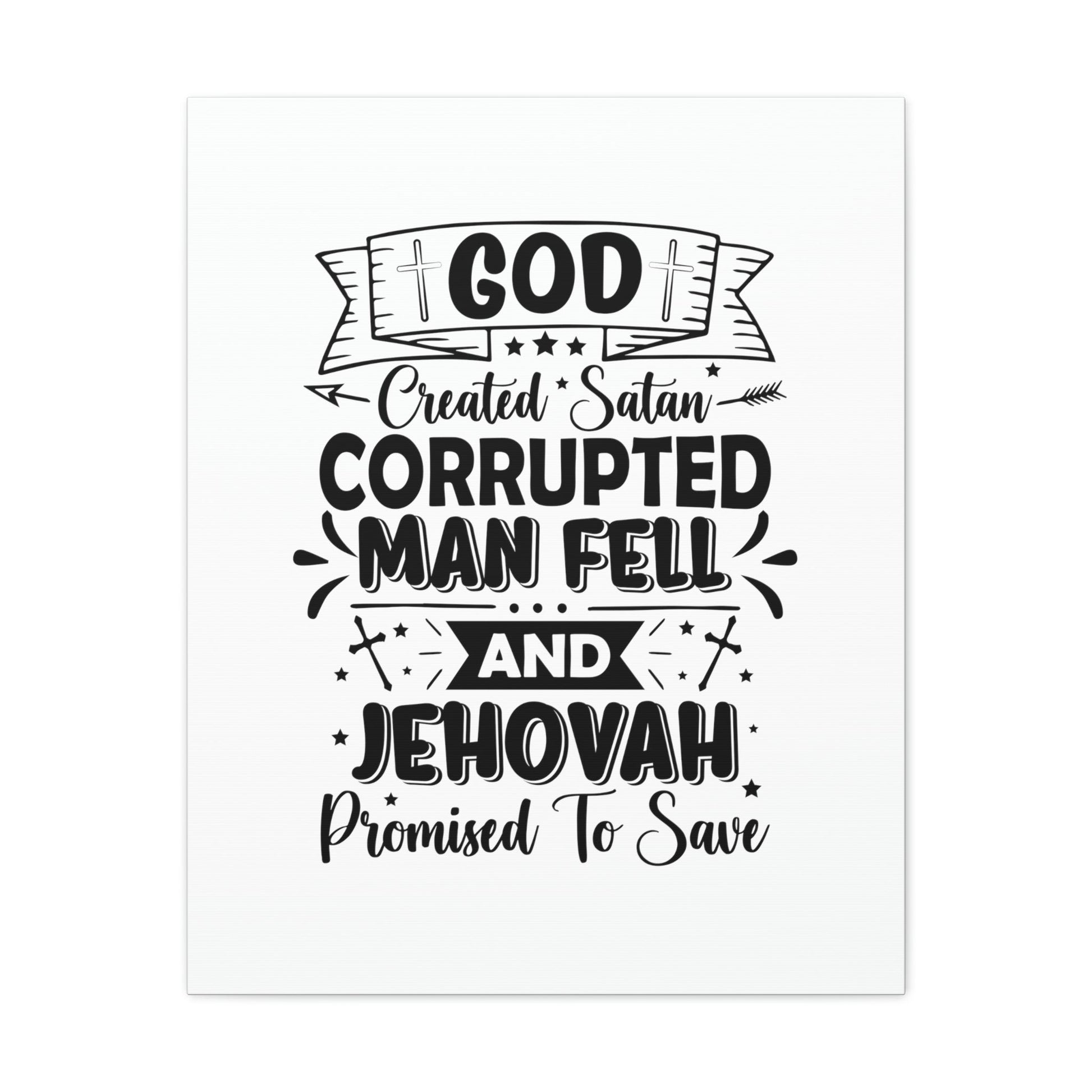 God Promised To Save 1 John 1:9 Christian Wall Art Bible Verse Print Ready to Hang Unframed-Express Your Love Gifts