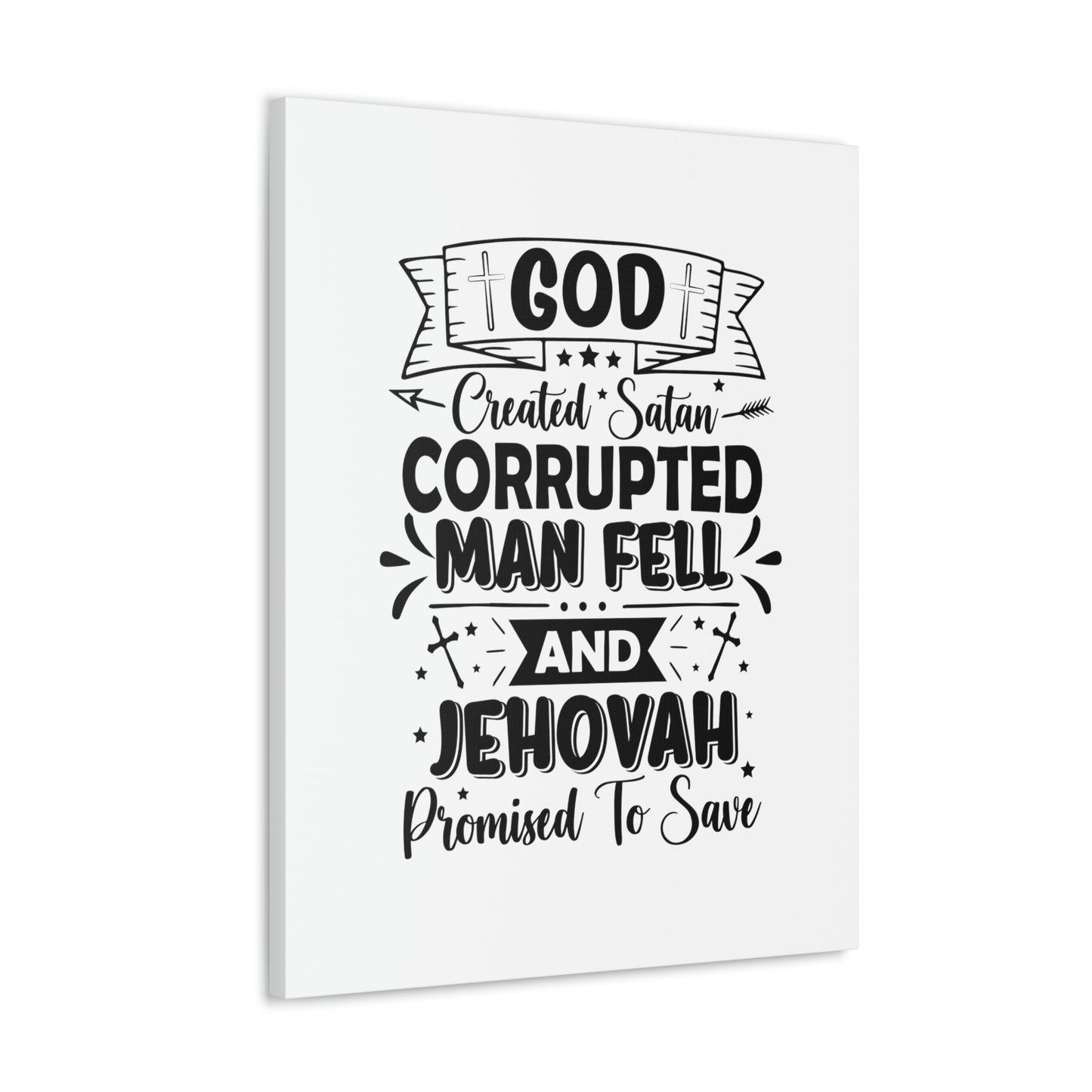 God Promised To Save 1 John 1:9 Christian Wall Art Bible Verse Print Ready to Hang Unframed-Express Your Love Gifts